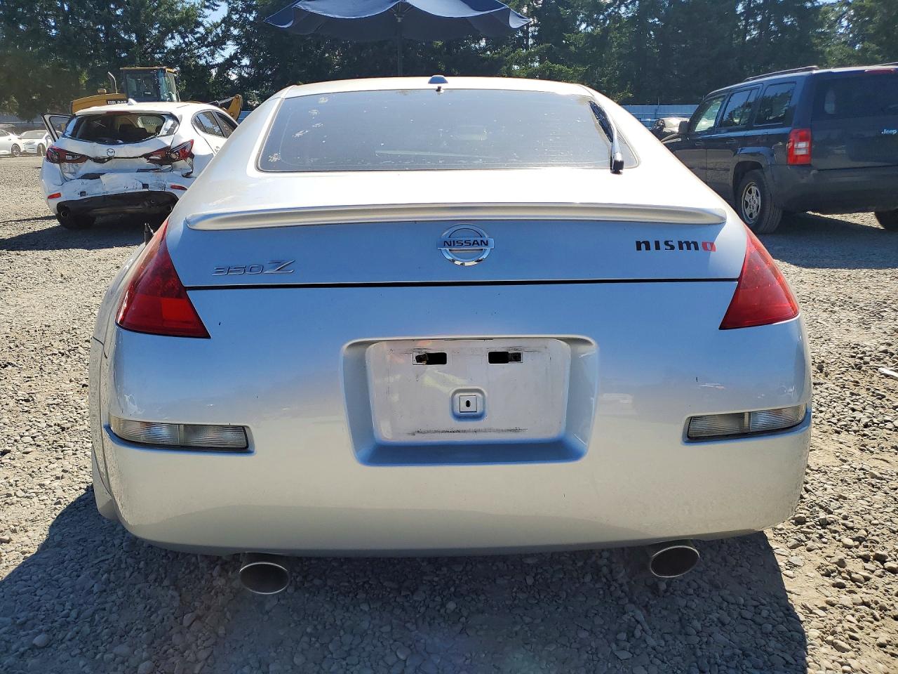 2008 Nissan 350z Coupe Silver vin: JN1BZ34E48M751289