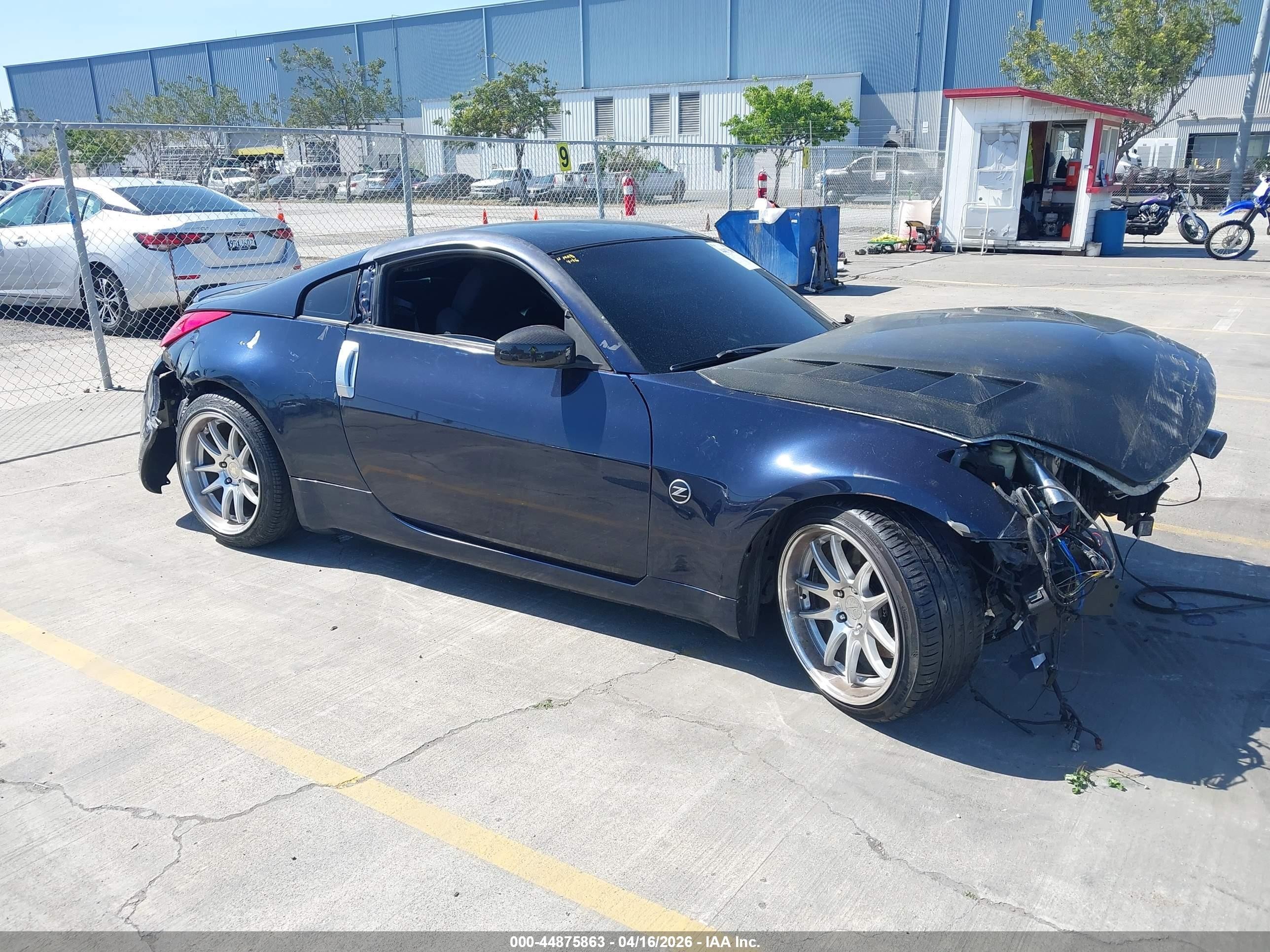 2008 Nissan 350z Enthusiast Dark Blue vin: JN1BZ34E98M750428