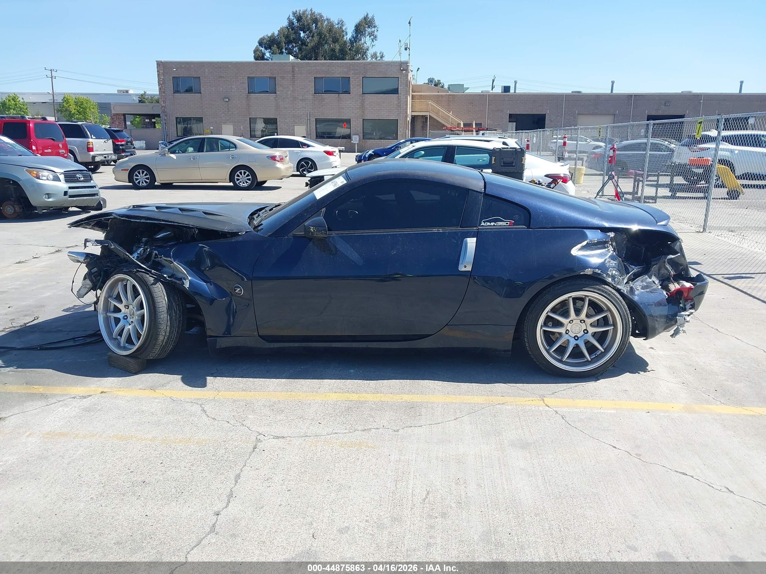 2008 Nissan 350z Enthusiast Dark Blue vin: JN1BZ34E98M750428