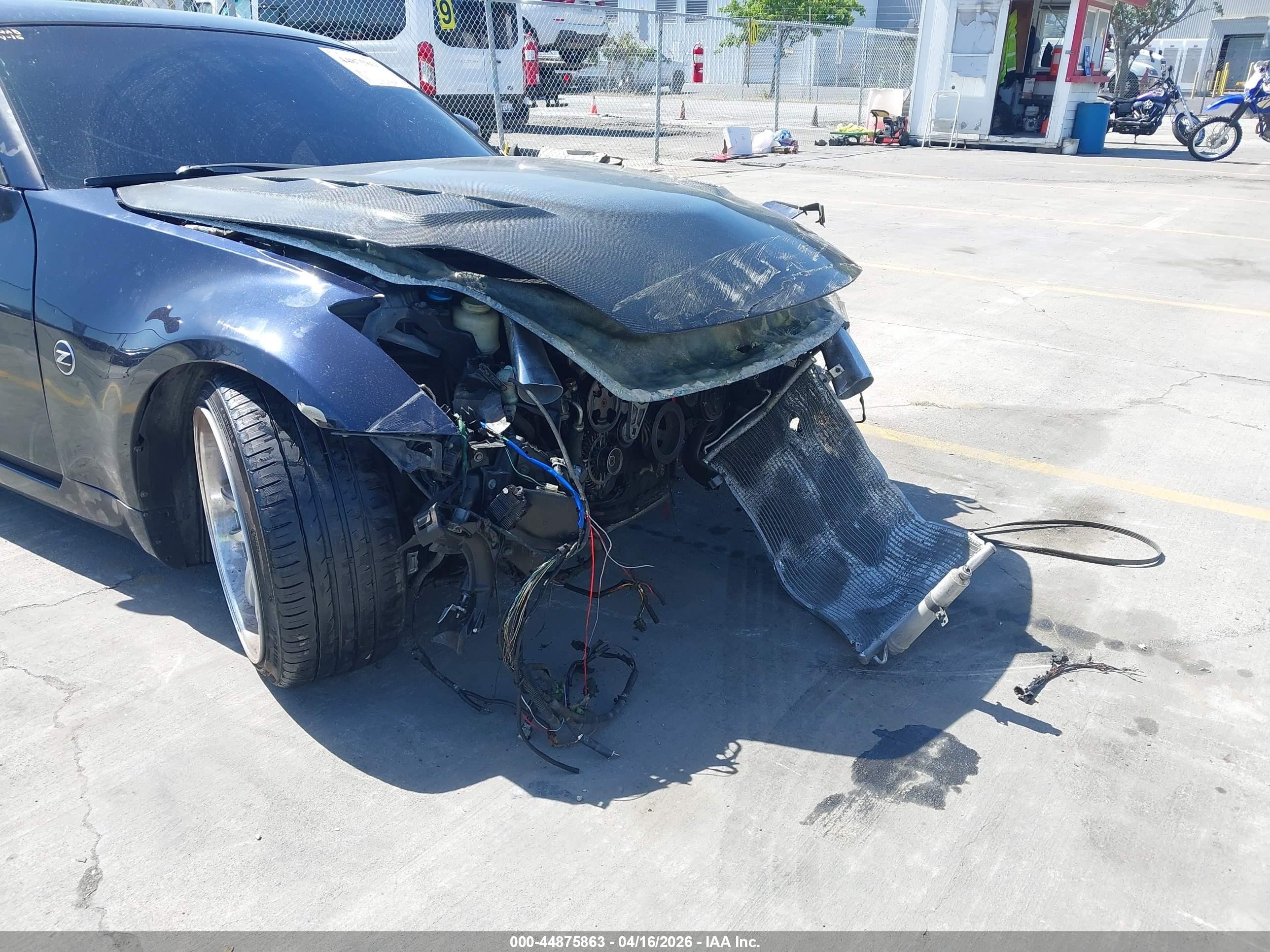 2008 Nissan 350z Enthusiast Dark Blue vin: JN1BZ34E98M750428