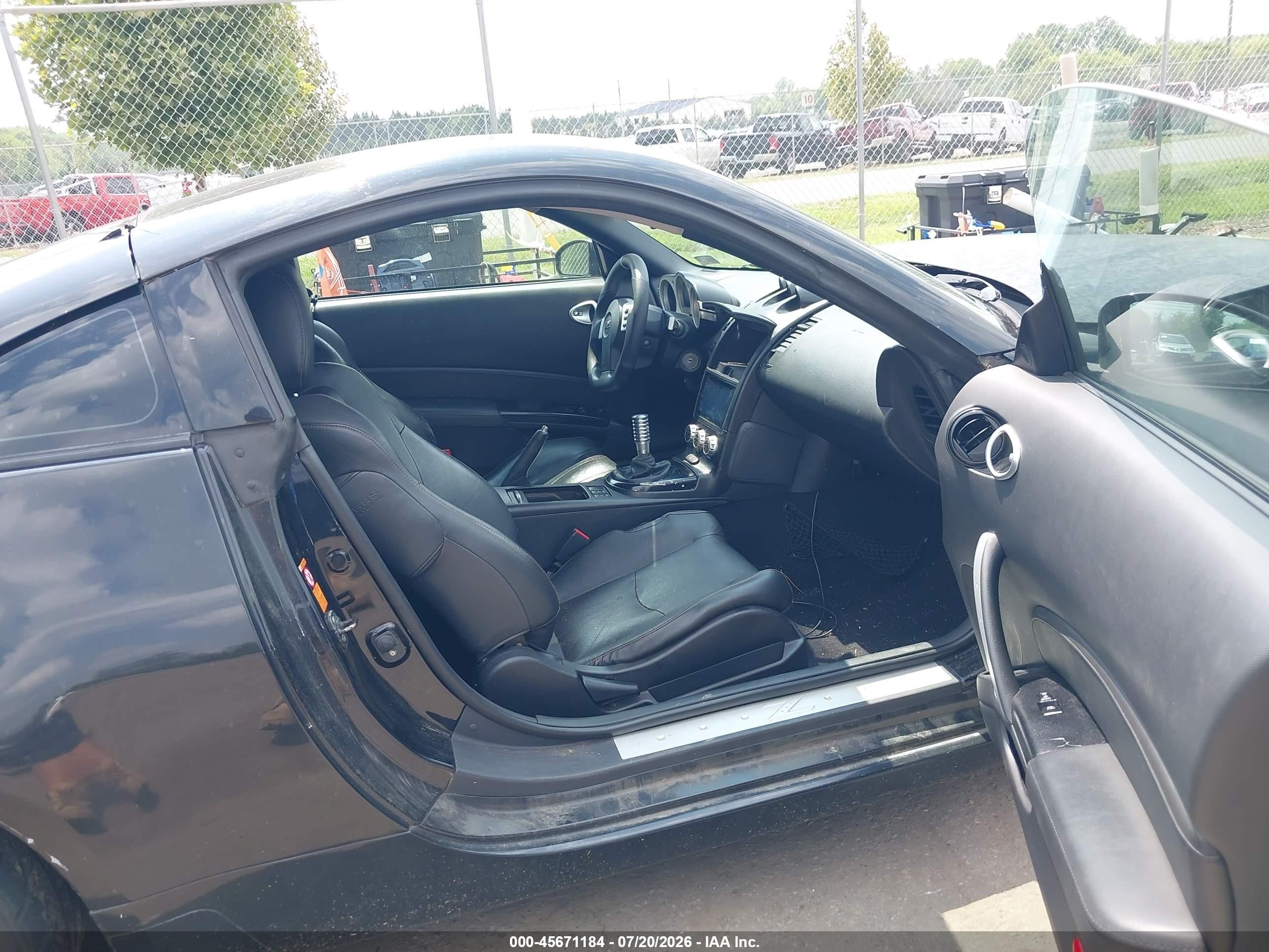 2007 Nissan 350z Touring Black vin: JN1BZ34EX7M551029