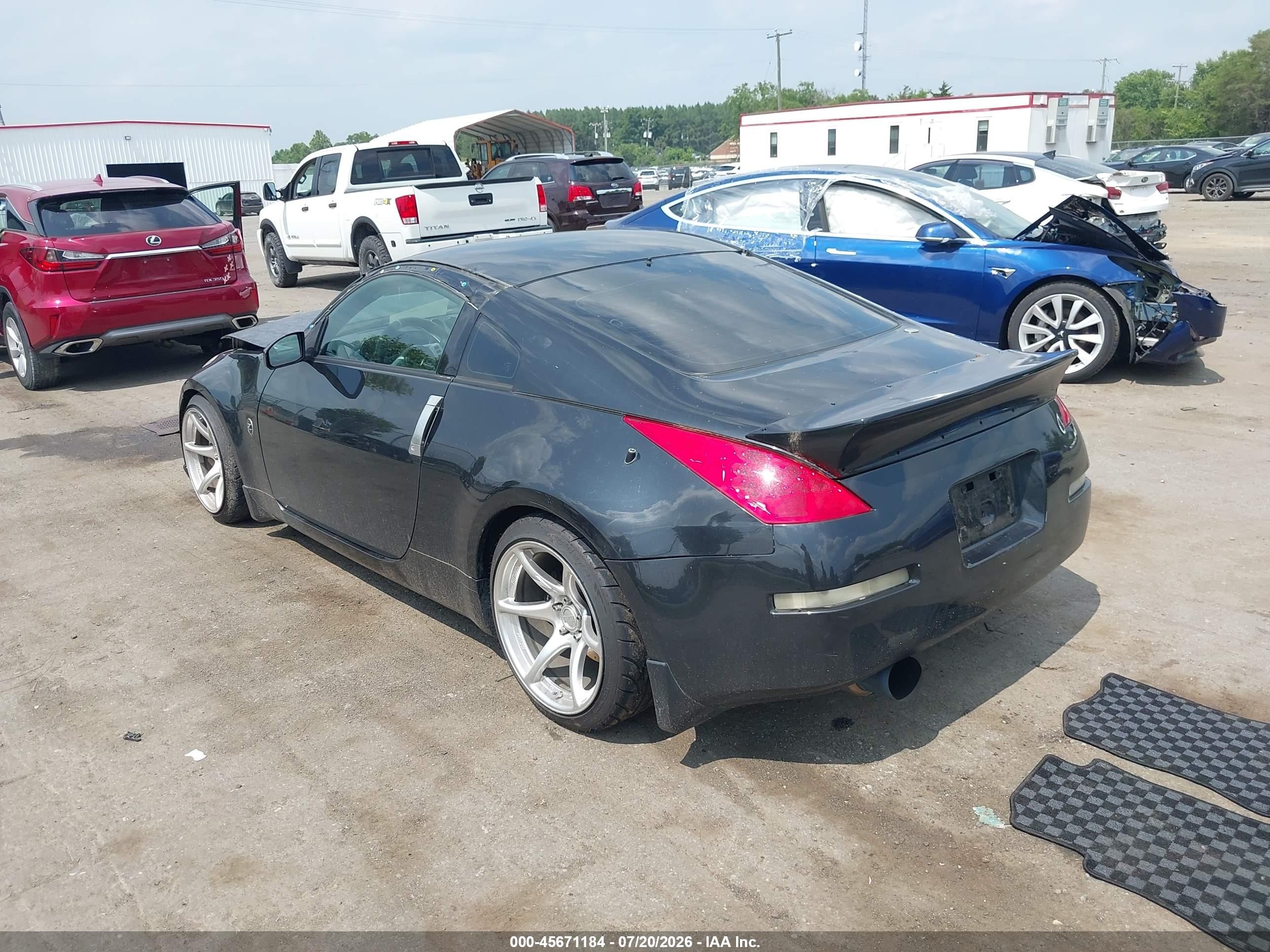 2007 Nissan 350z Touring Black vin: JN1BZ34EX7M551029