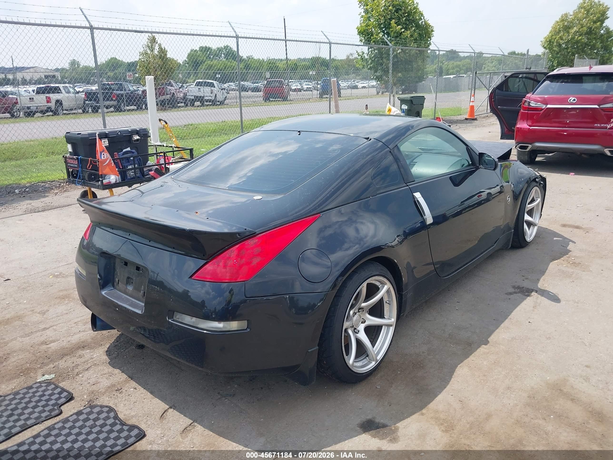 2007 Nissan 350z Touring Black vin: JN1BZ34EX7M551029