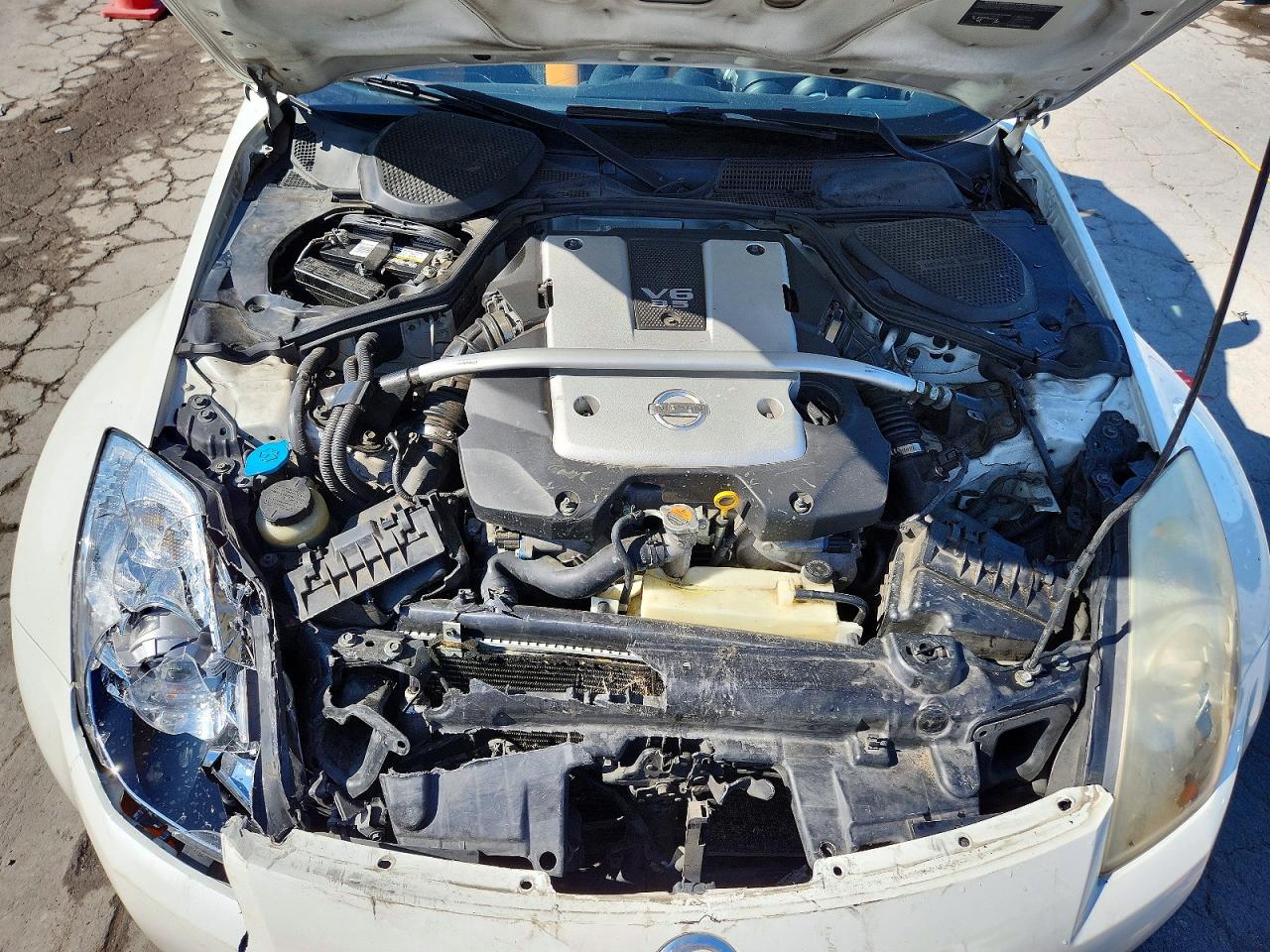 2008 Nissan 350z Roadster Белый vin: JN1BZ36A08M851500