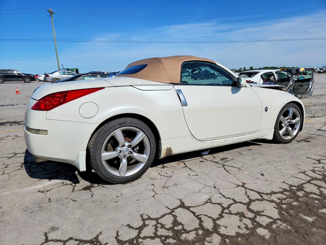 2008 Nissan 350z Roadster Белый vin: JN1BZ36A08M851500