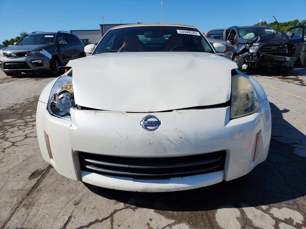 2008 Nissan 350z Roadster Белый vin: JN1BZ36A08M851500