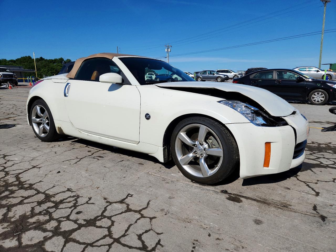 2008 Nissan 350z Roadster Белый vin: JN1BZ36A08M851500
