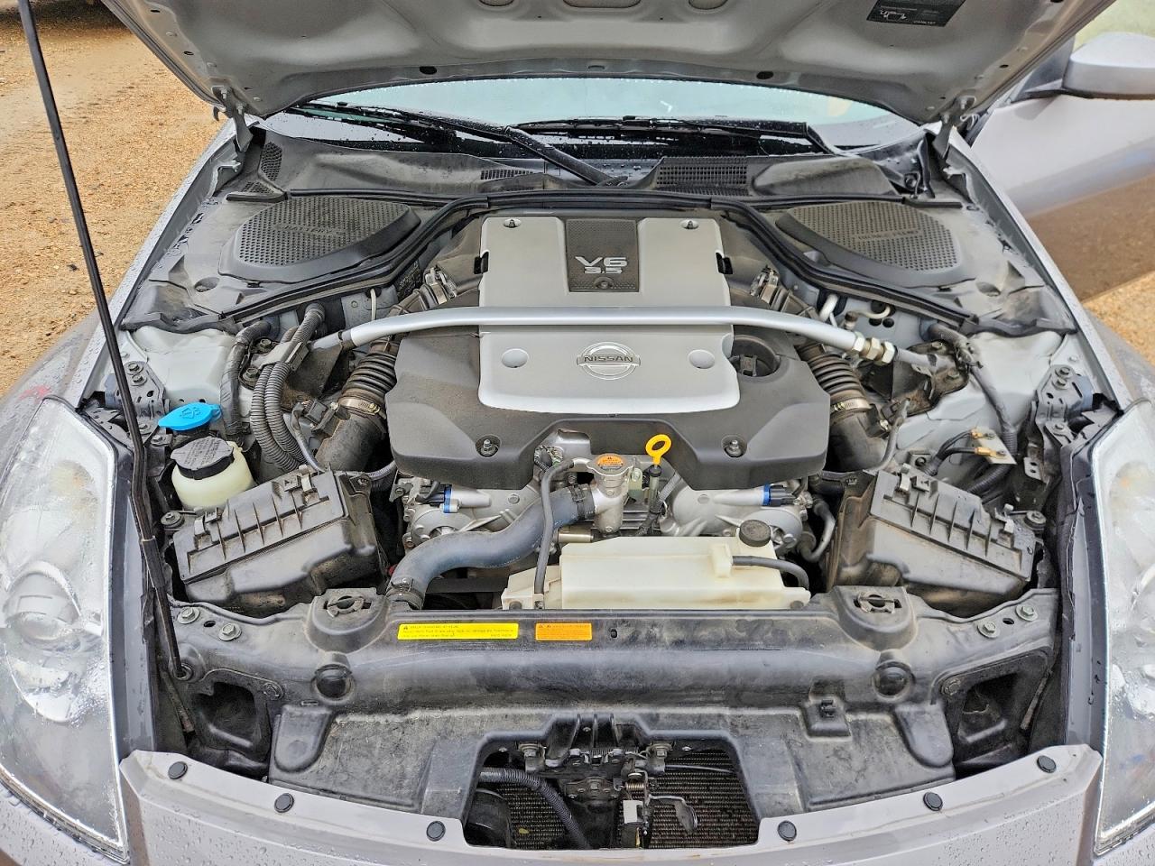 2007 Nissan 350z Enthusiast Silver vin: JN1BZ36A27M655623