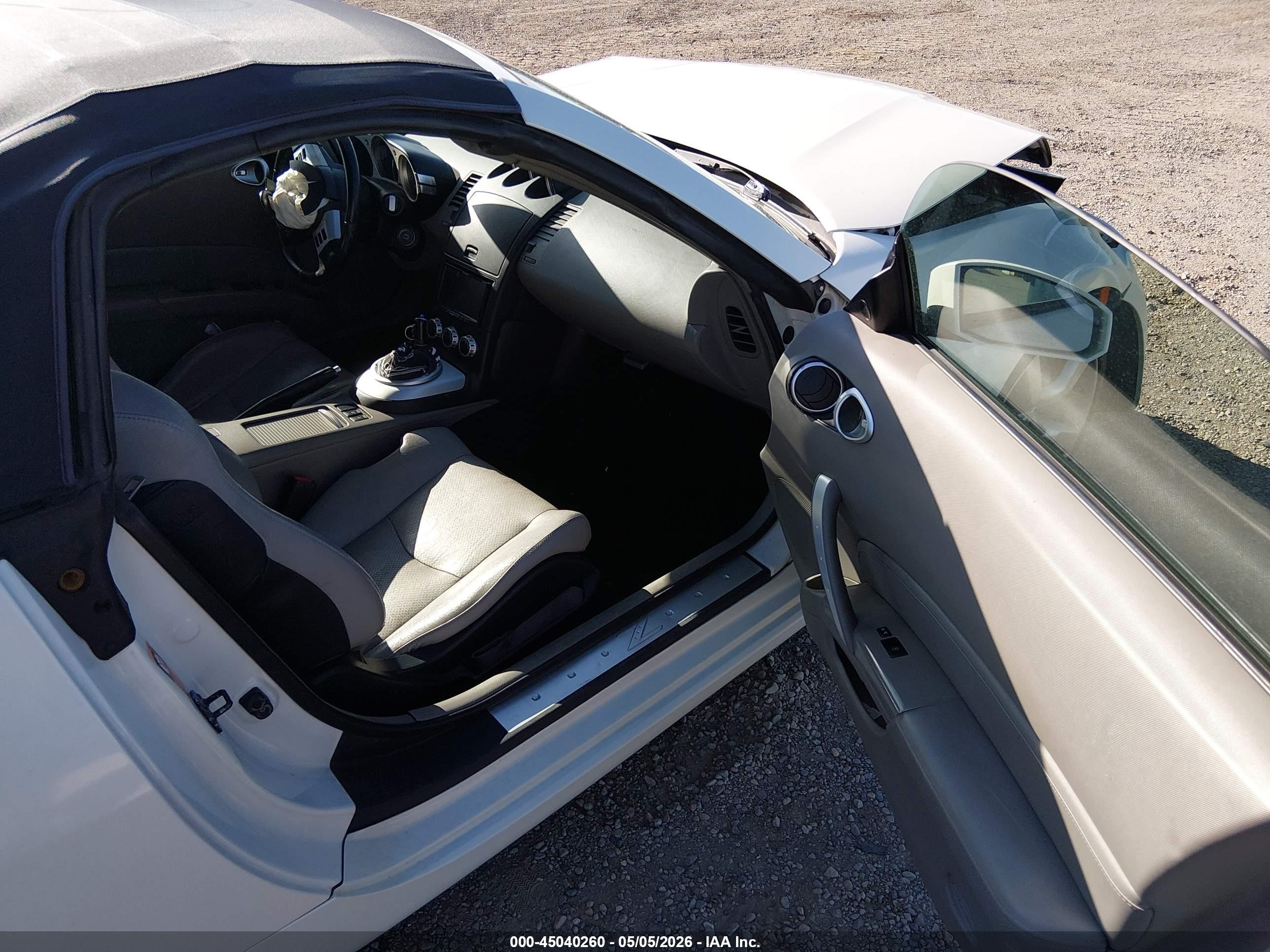 2007 Nissan 350z Touring Белый vin: JN1BZ36A37M652844
