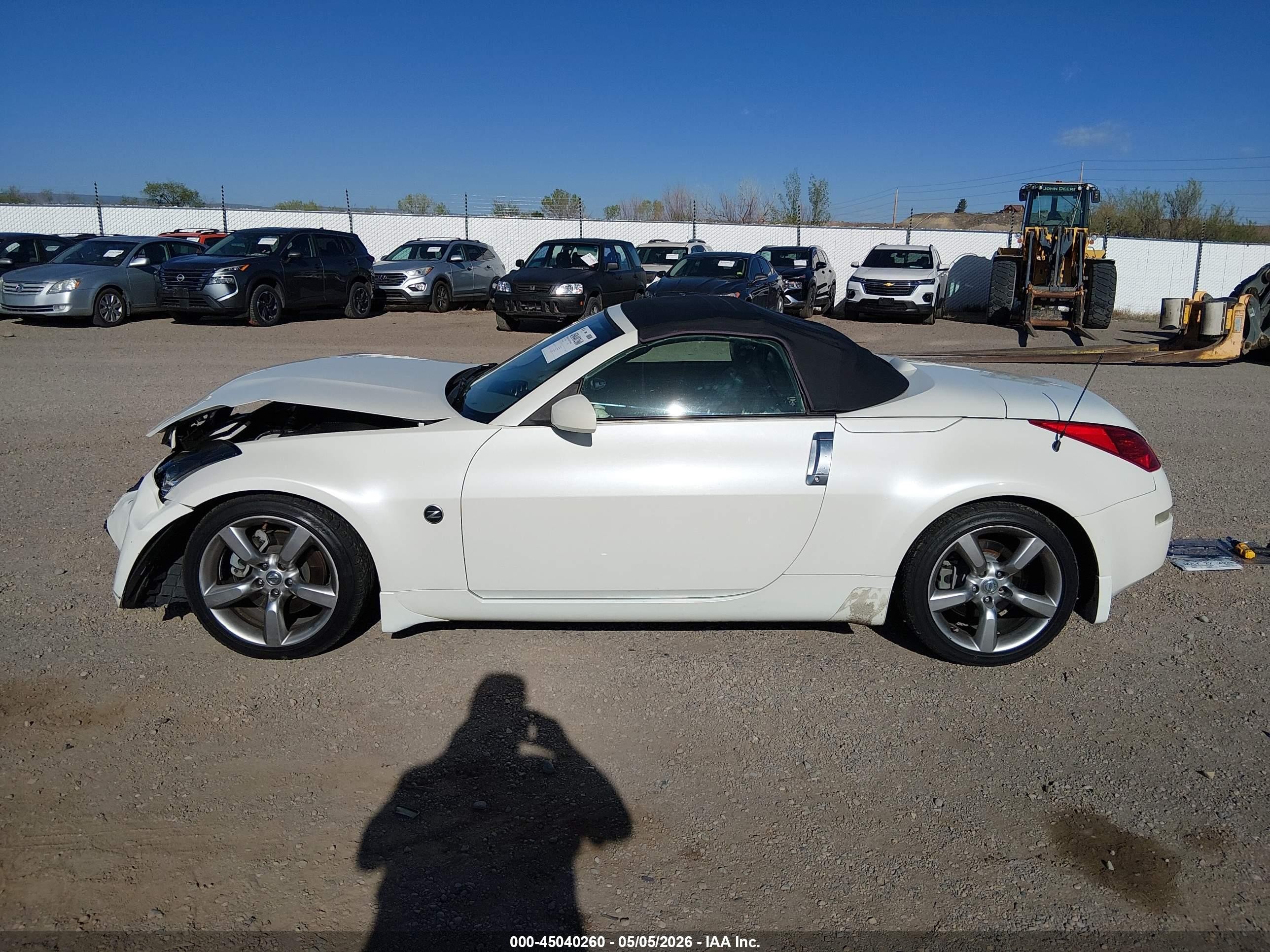 2007 Nissan 350z Touring Белый vin: JN1BZ36A37M652844