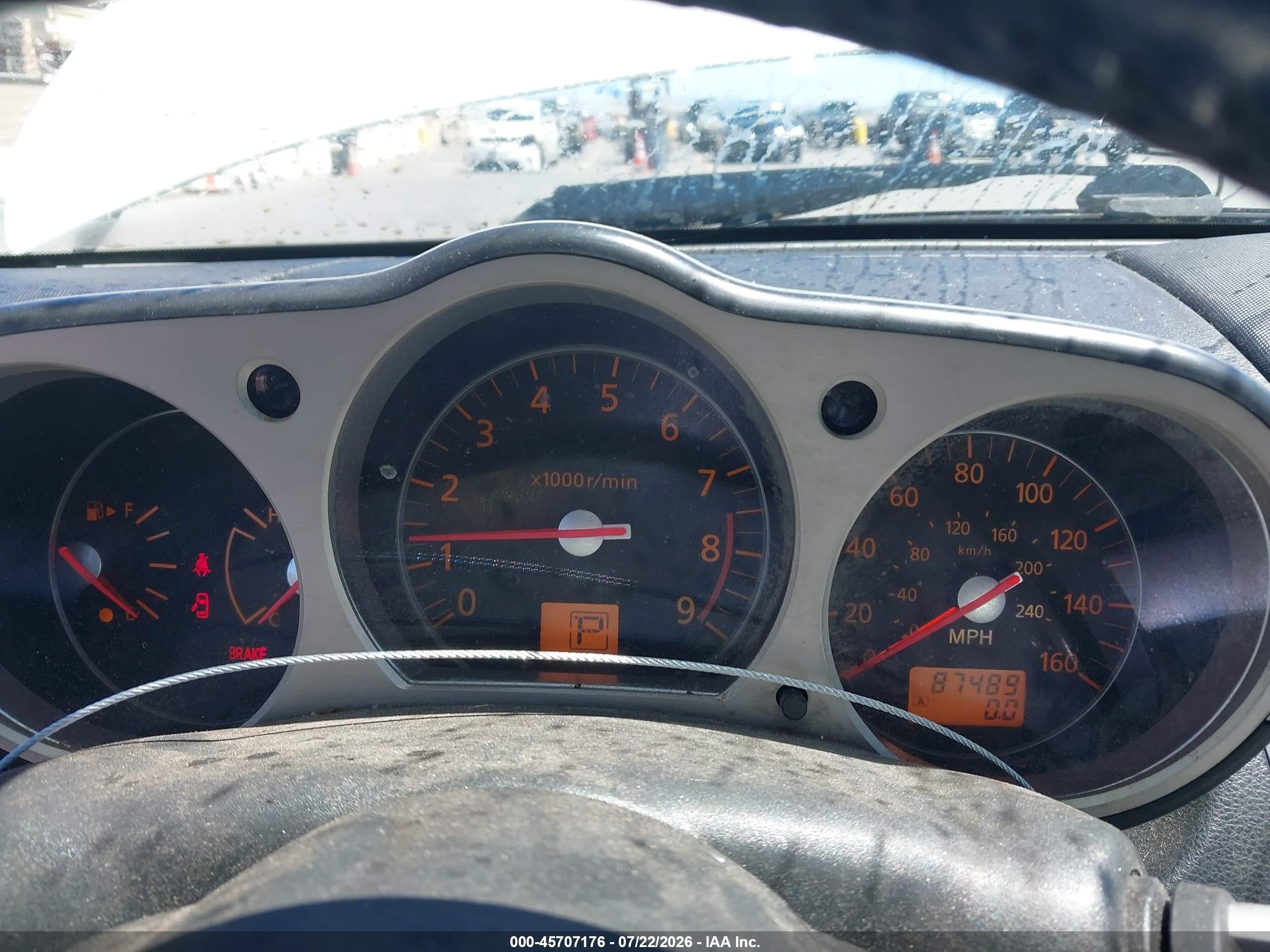 2007 Nissan 350z Touring White vin: JN1BZ36A47M655784