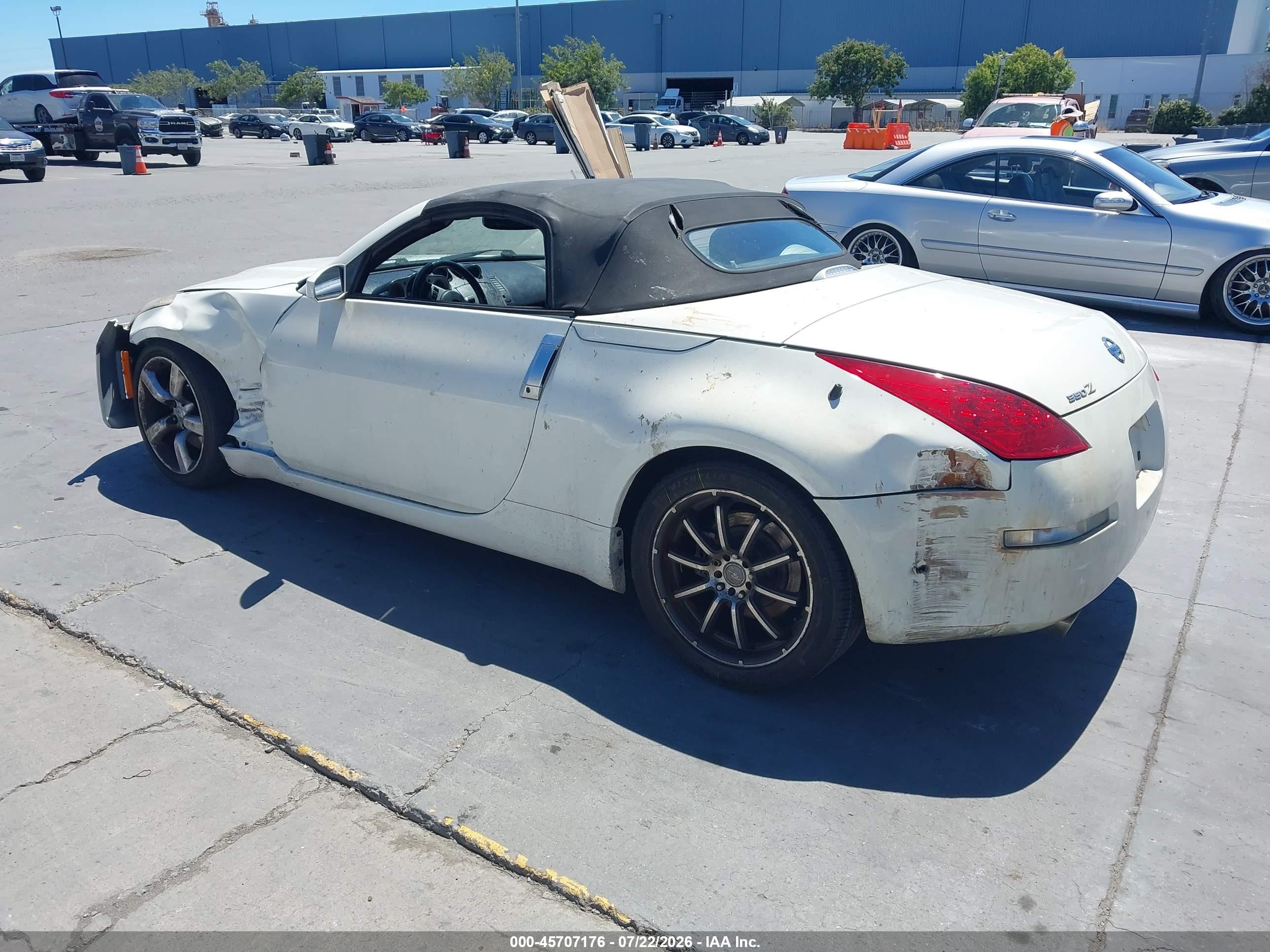 2007 Nissan 350z Touring White vin: JN1BZ36A47M655784
