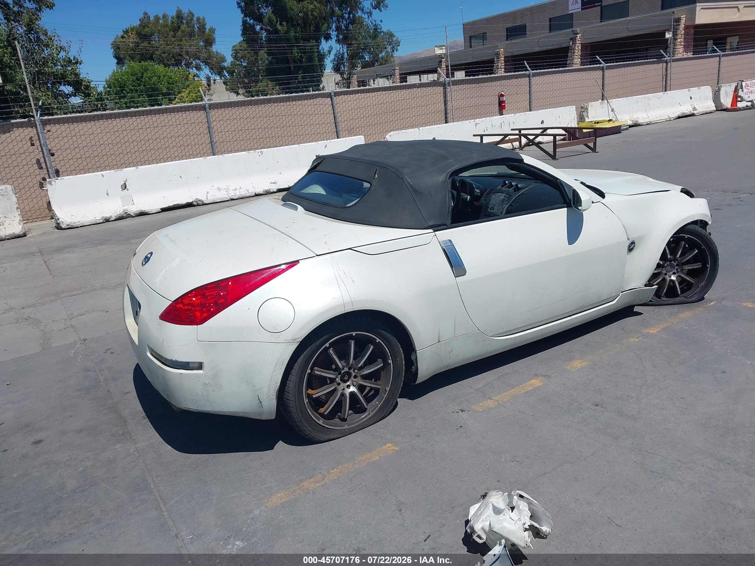 2007 Nissan 350z Touring White vin: JN1BZ36A47M655784