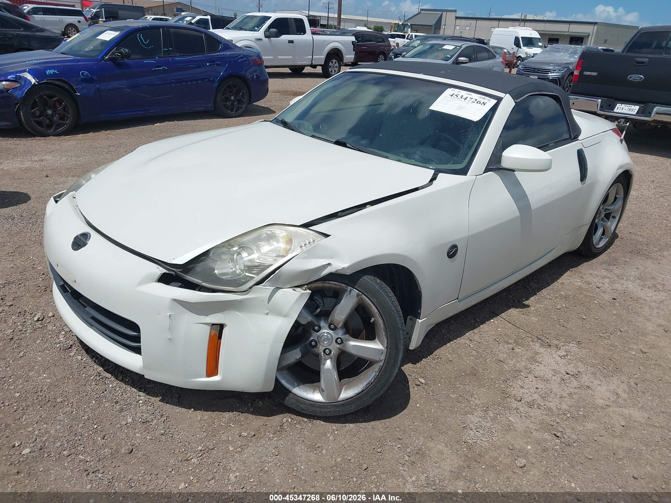 2008 Nissan 350z Touring White vin: JN1BZ36A48M850091