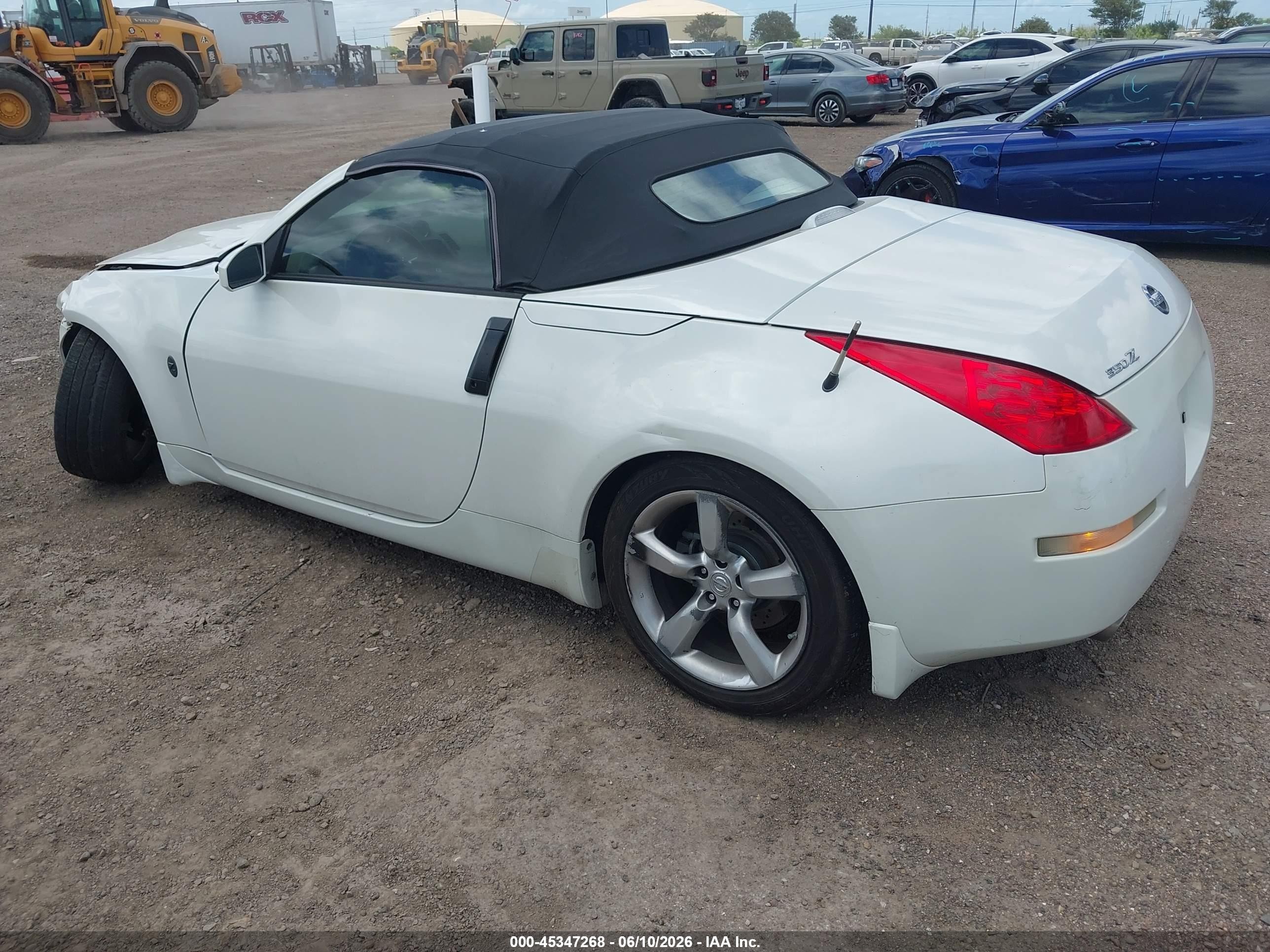2008 Nissan 350z Touring White vin: JN1BZ36A48M850091