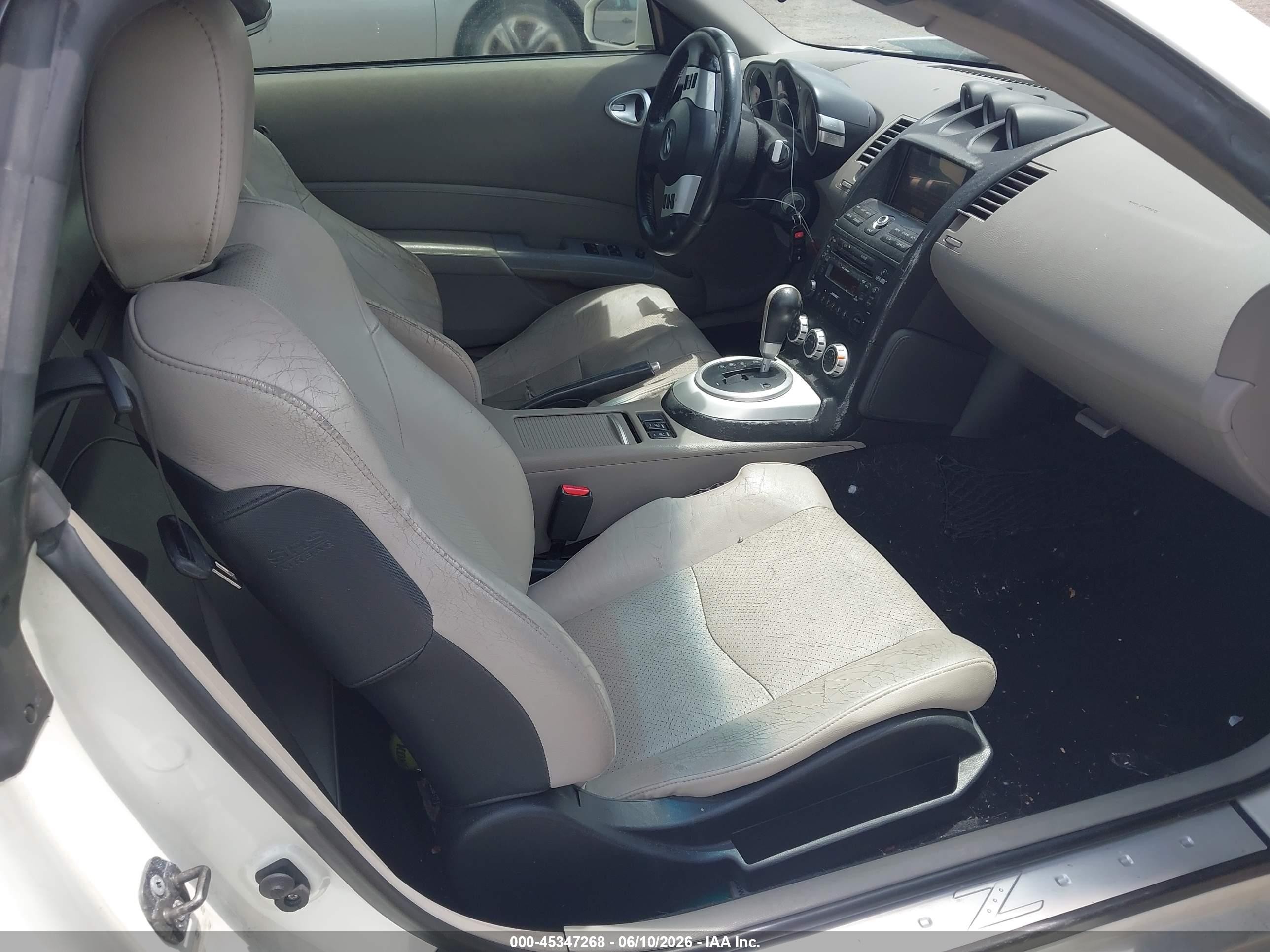 2008 Nissan 350z Touring White vin: JN1BZ36A48M850091