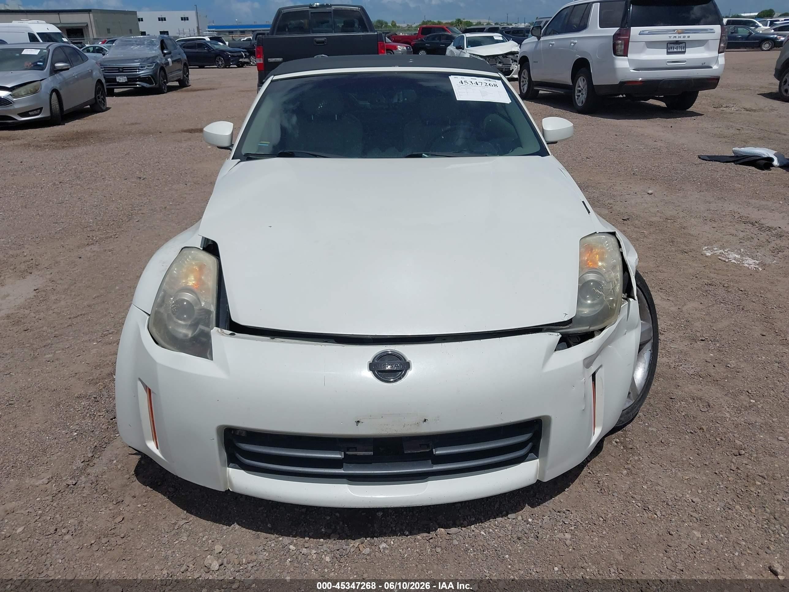 2008 Nissan 350z Touring White vin: JN1BZ36A48M850091