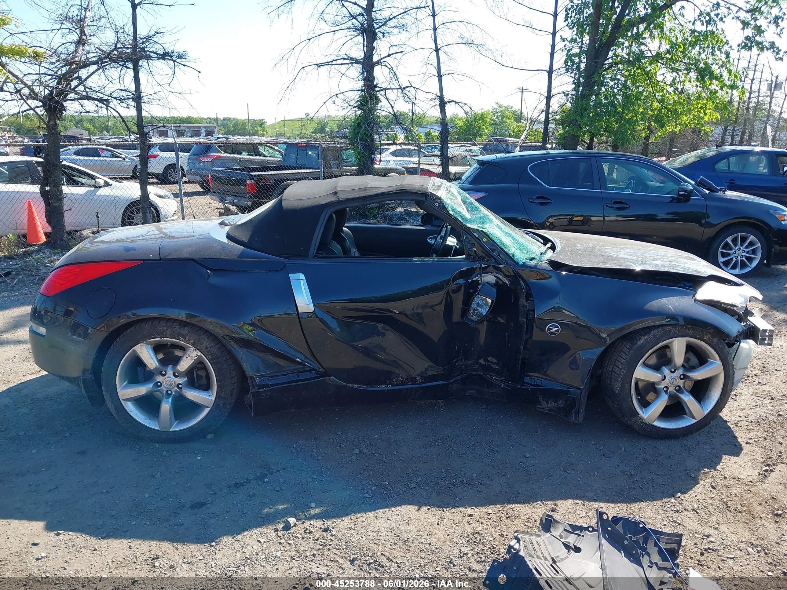 2007 Nissan 350z Touring Black vin: JN1BZ36A57M651405