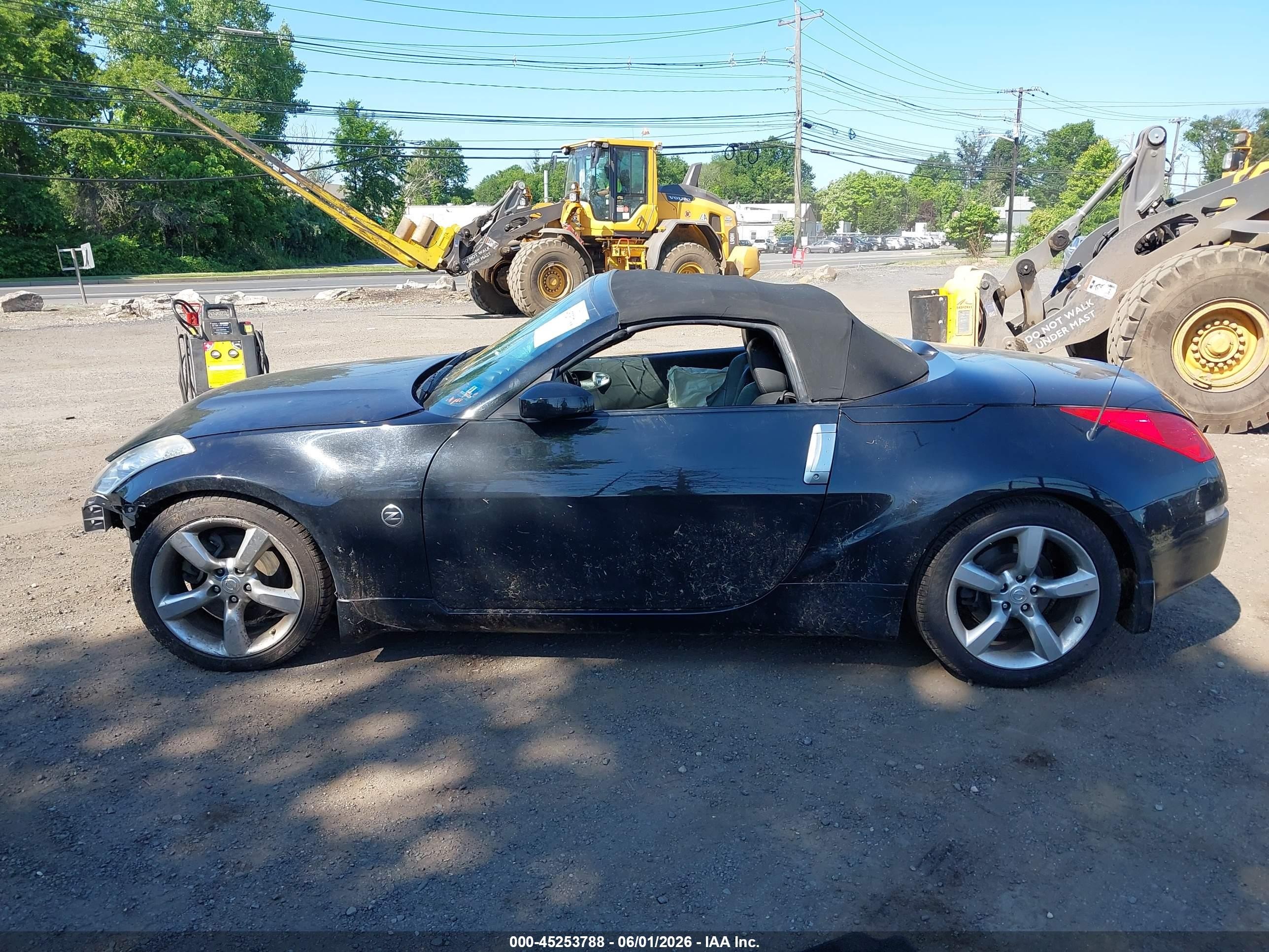 2007 Nissan 350z Touring Black vin: JN1BZ36A57M651405