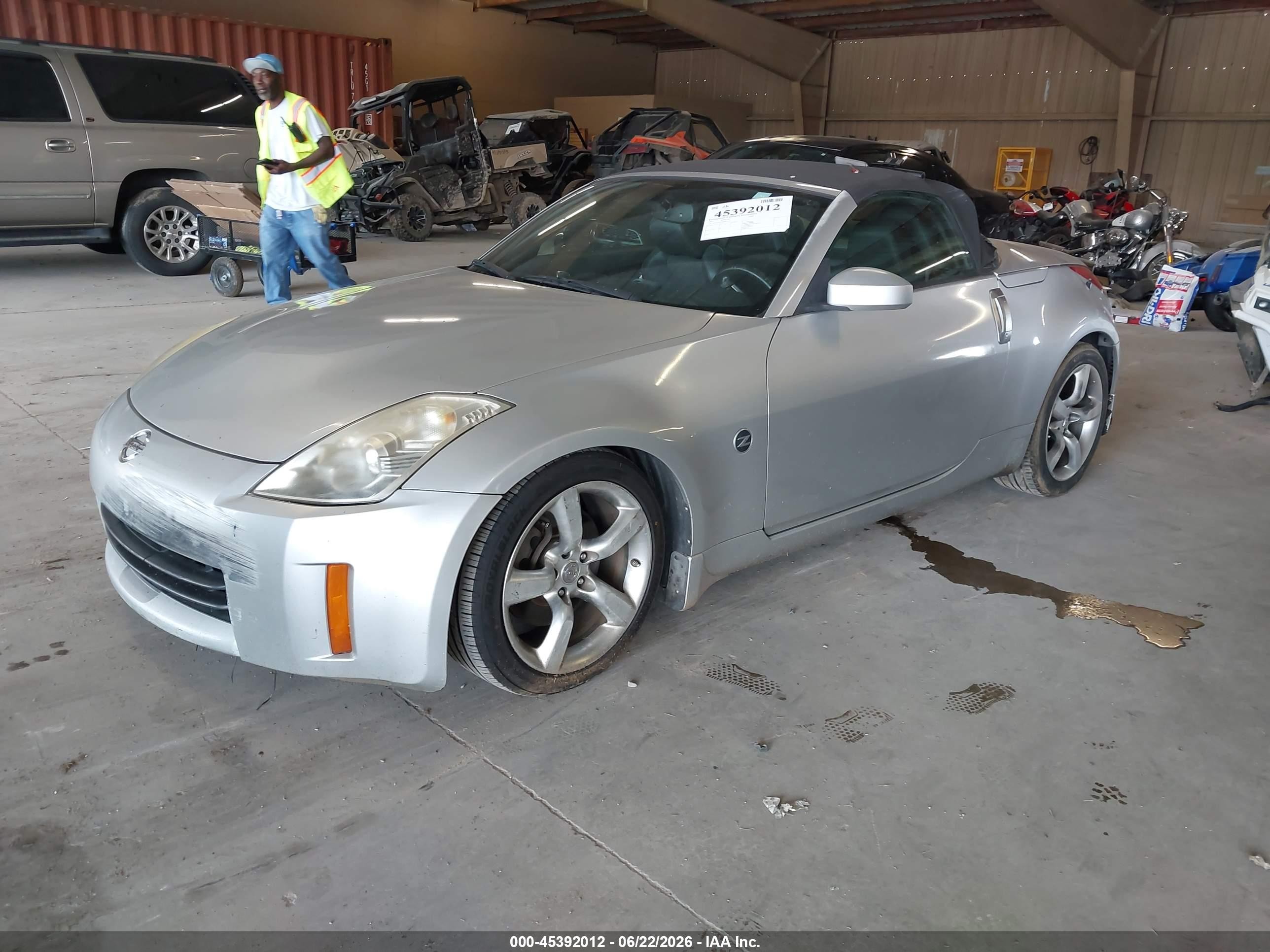 2007 Nissan 350z Touring Silver vin: JN1BZ36A57M653638