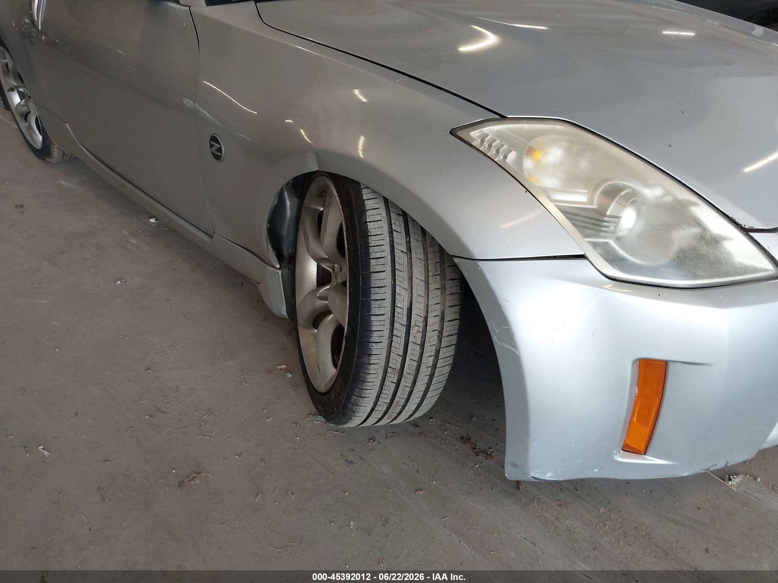 2007 Nissan 350z Touring Silver vin: JN1BZ36A57M653638