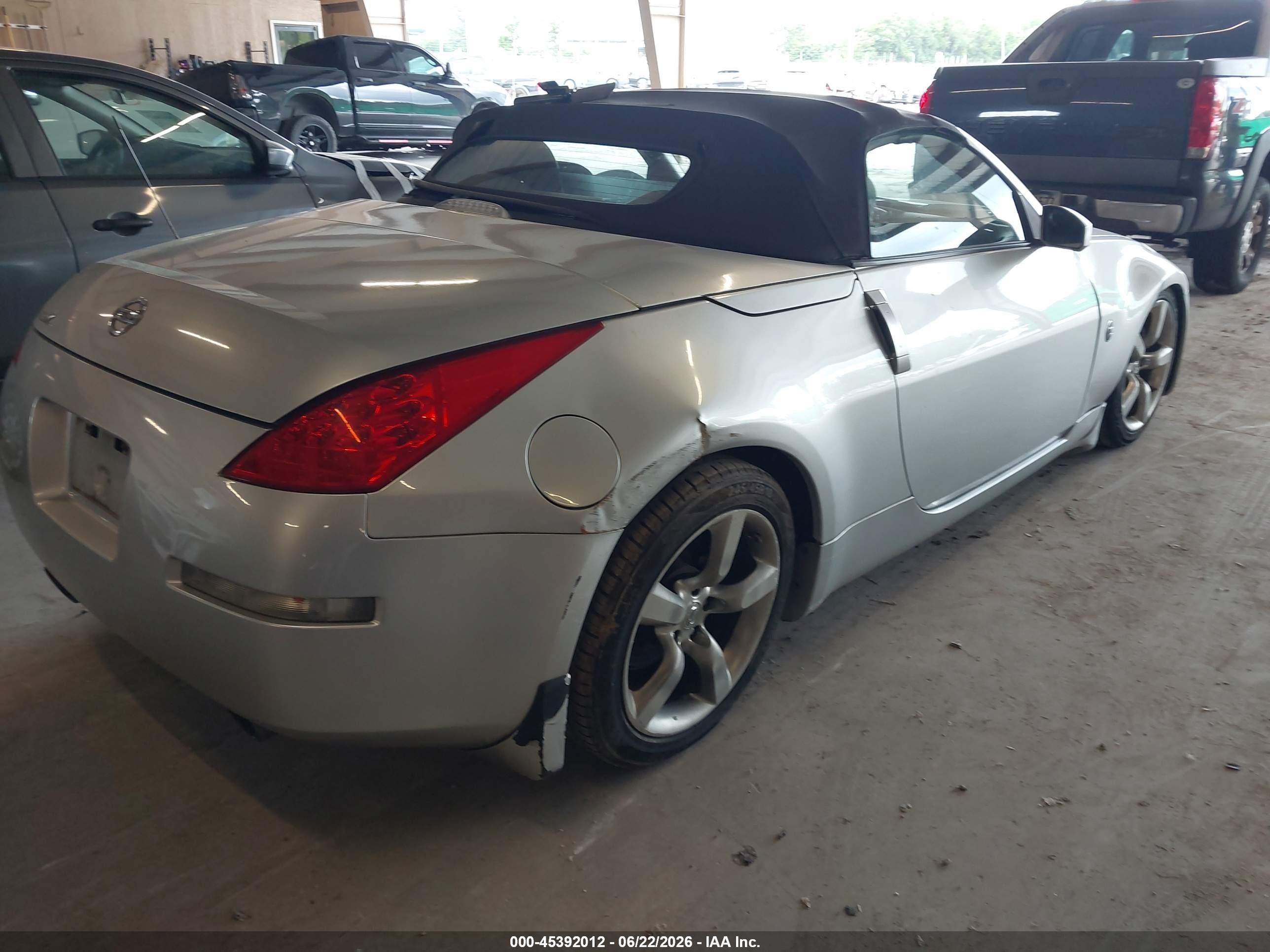 2007 Nissan 350z Touring Silver vin: JN1BZ36A57M653638