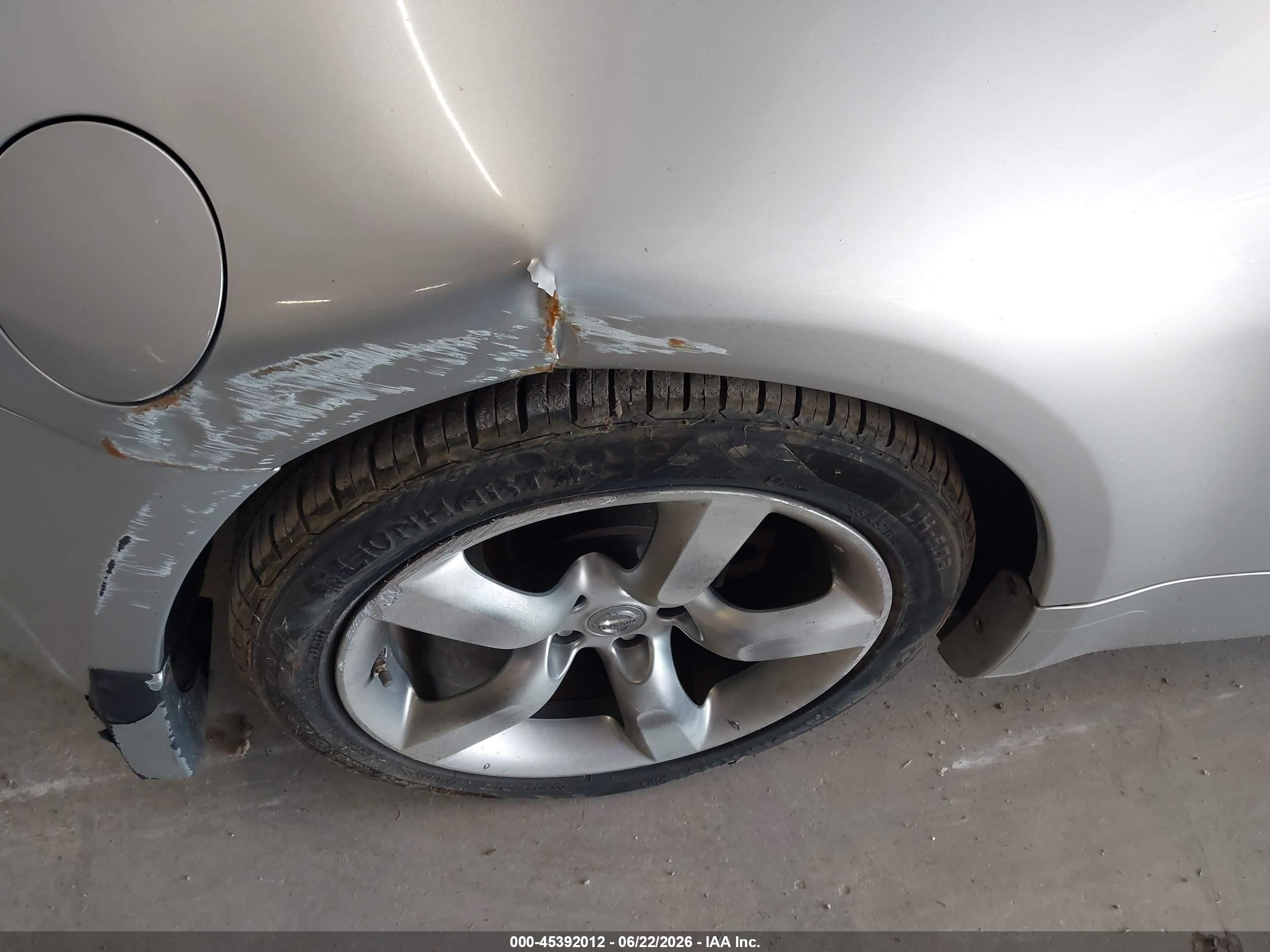 2007 Nissan 350z Touring Silver vin: JN1BZ36A57M653638