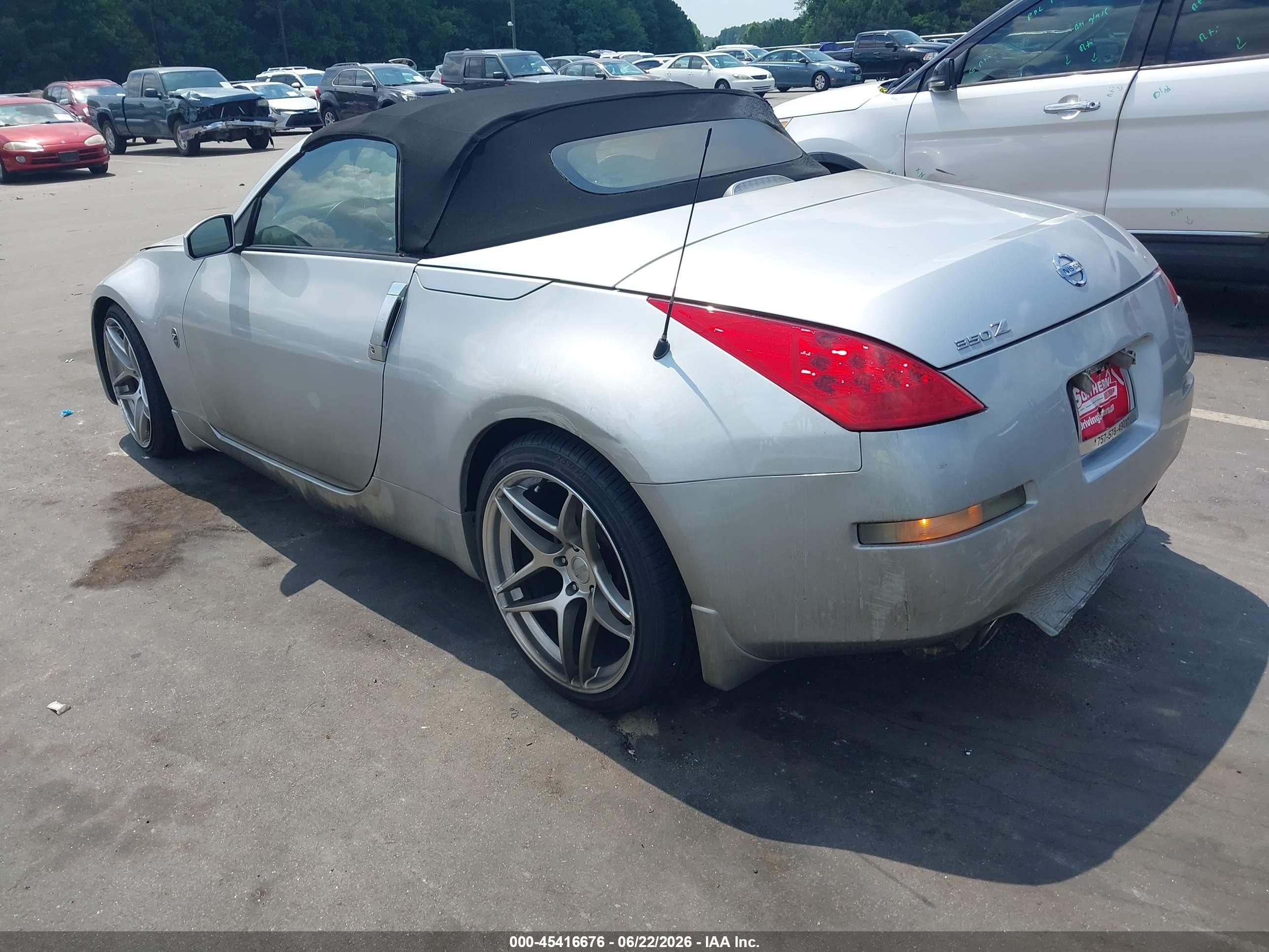 2007 Nissan 350z Touring Серебряный vin: JN1BZ36A57M654692
