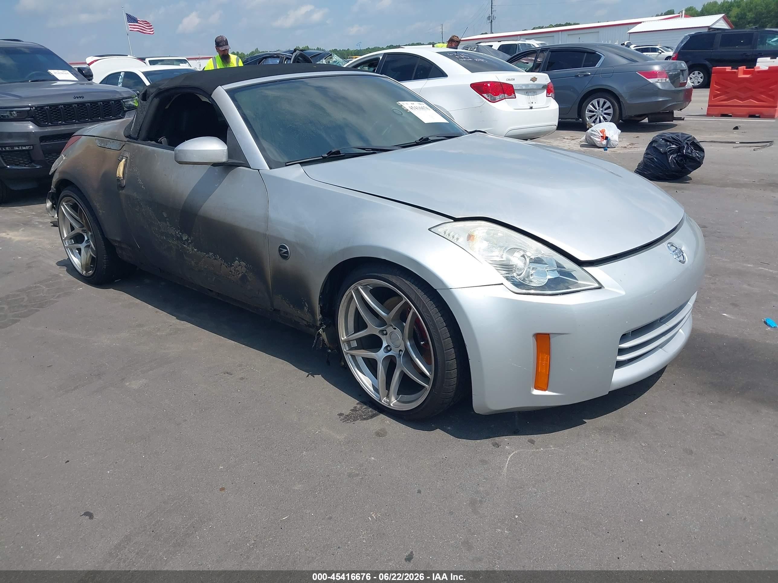 2007 Nissan 350z Touring Серебряный vin: JN1BZ36A57M654692