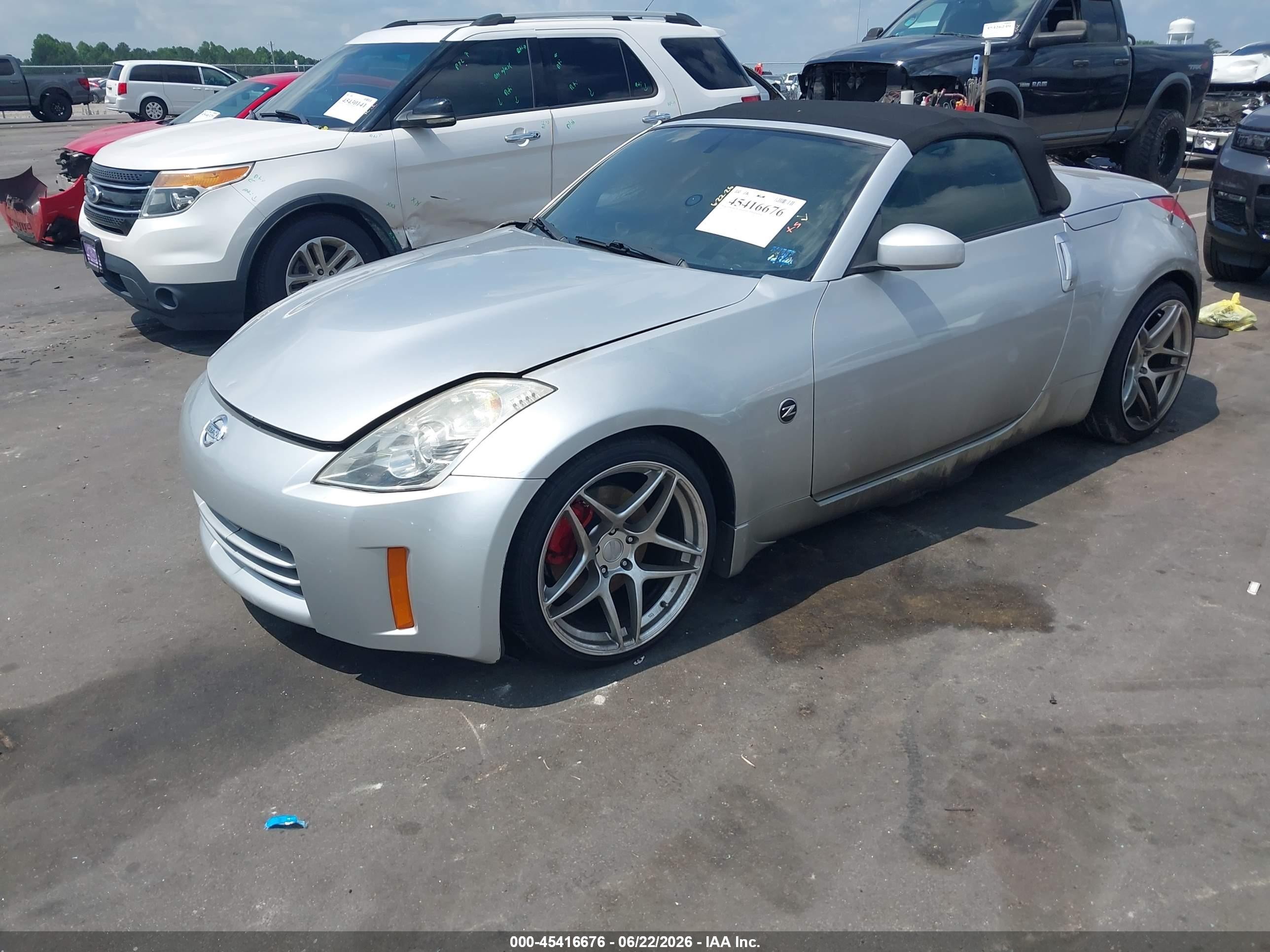 2007 Nissan 350z Touring Серебряный vin: JN1BZ36A57M654692
