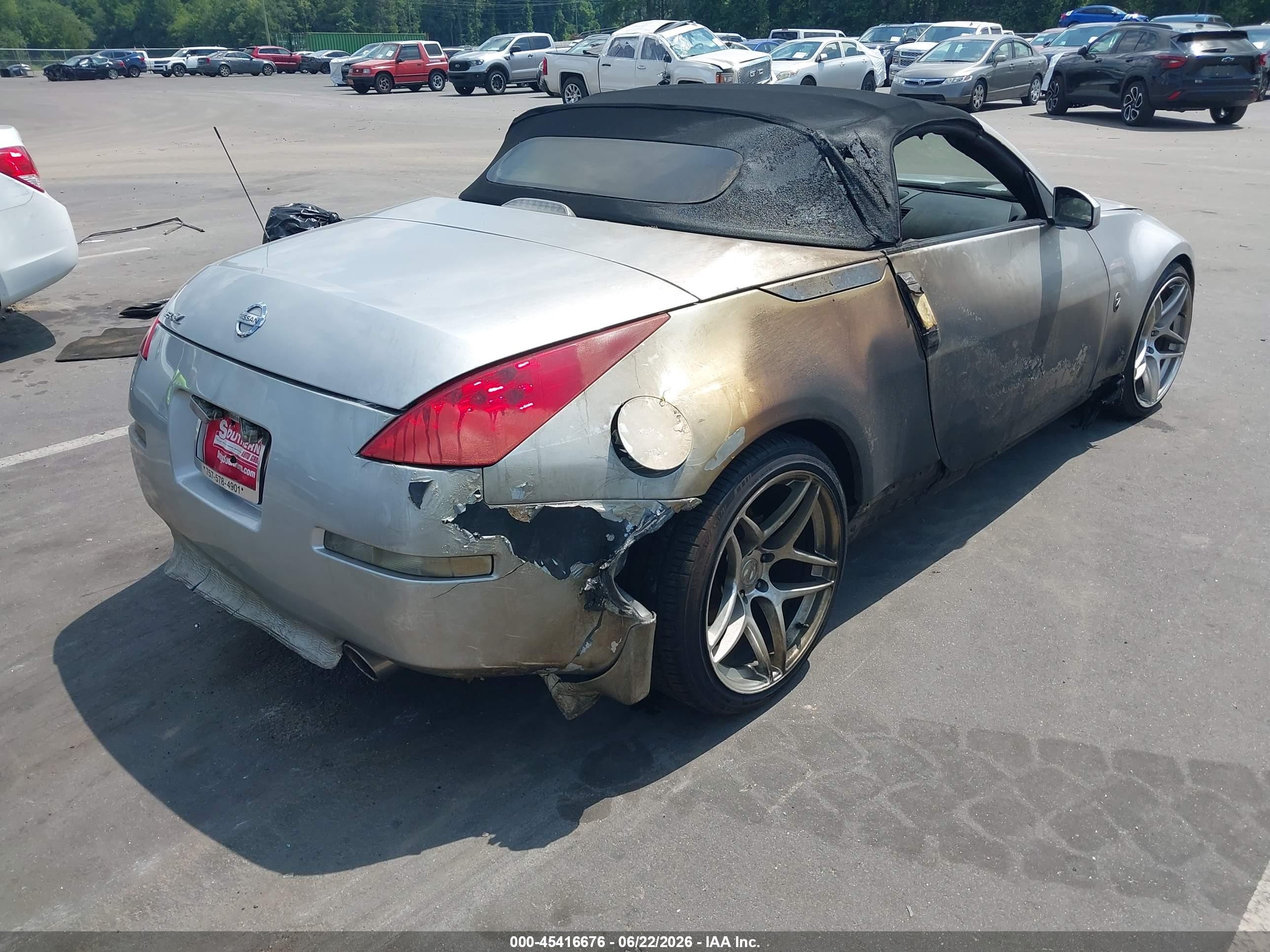 2007 Nissan 350z Touring Серебряный vin: JN1BZ36A57M654692