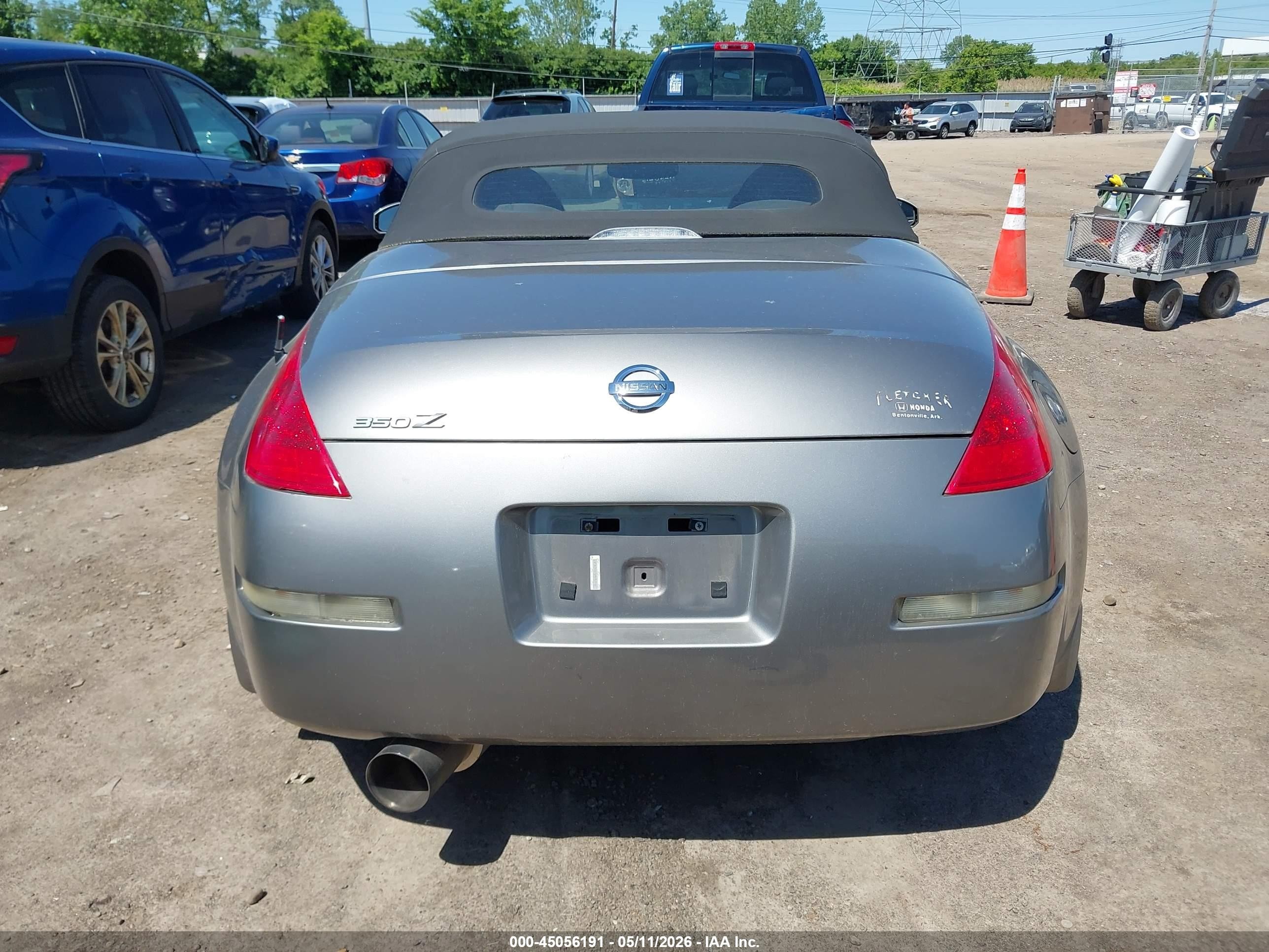 2008 Nissan 350z Touring Серый vin: JN1BZ36A58M852142