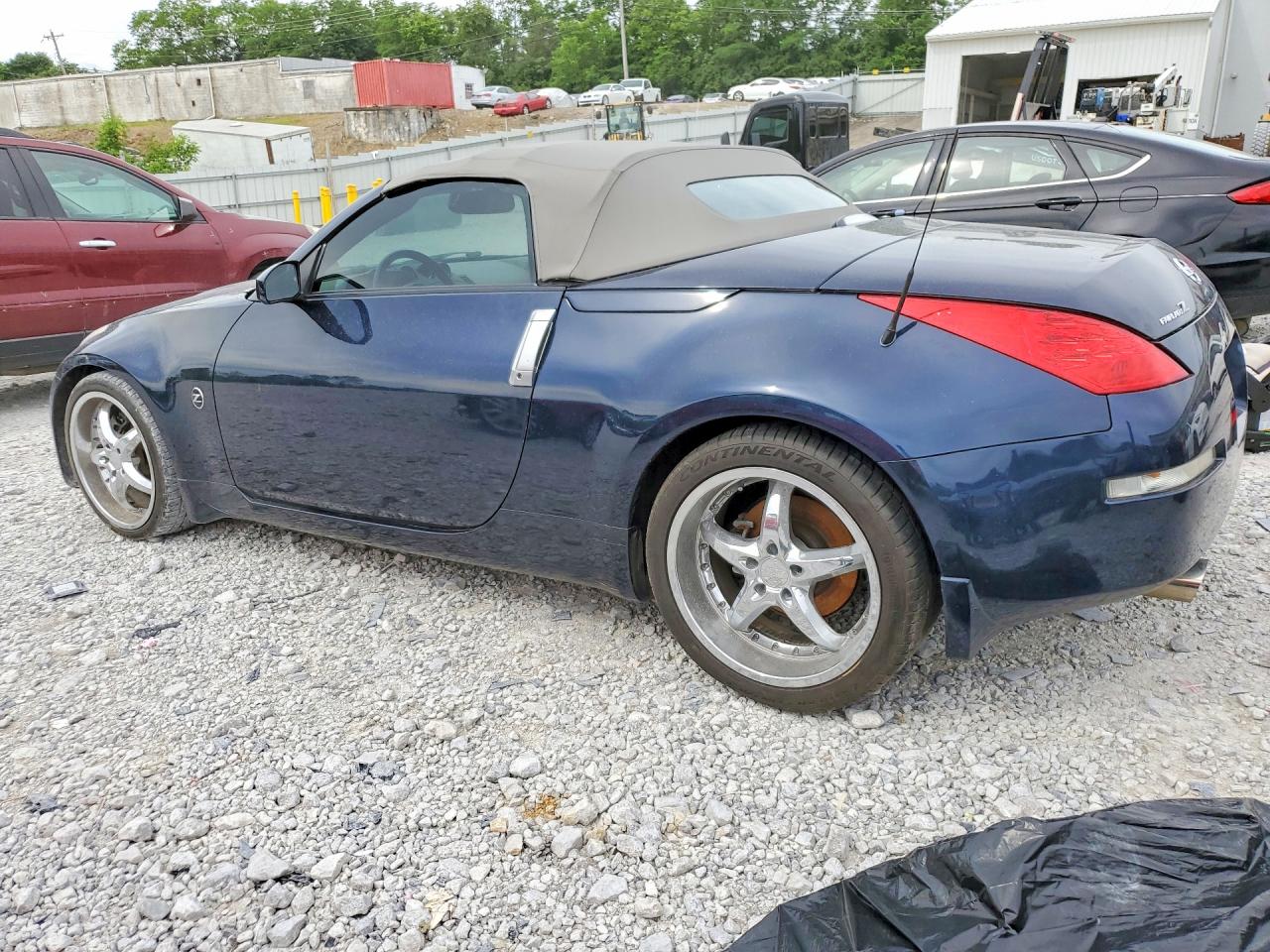 2007 Nissan 350z Roadster Blue vin: JN1BZ36A67M653731