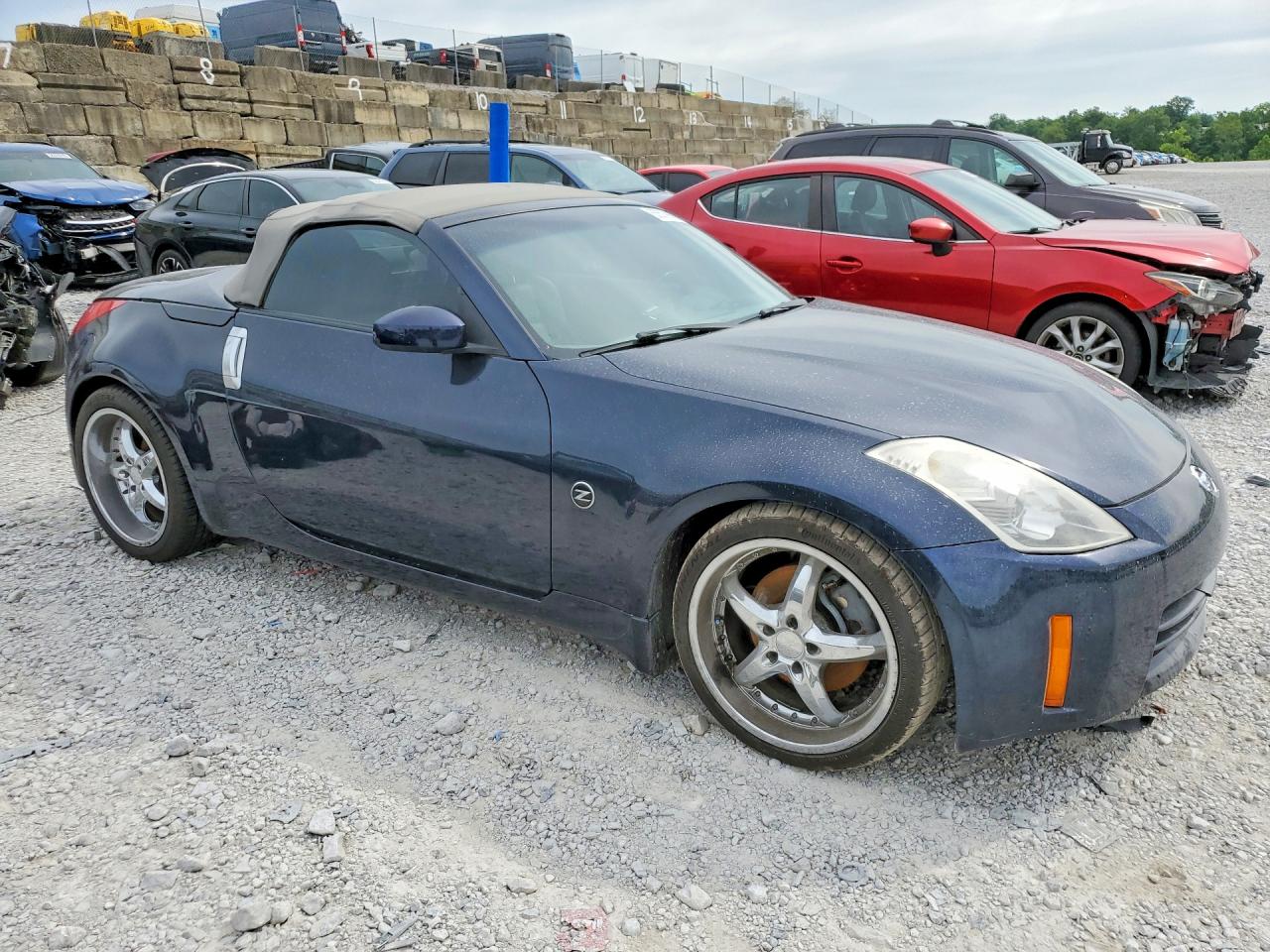 2007 Nissan 350z Roadster Blue vin: JN1BZ36A67M653731