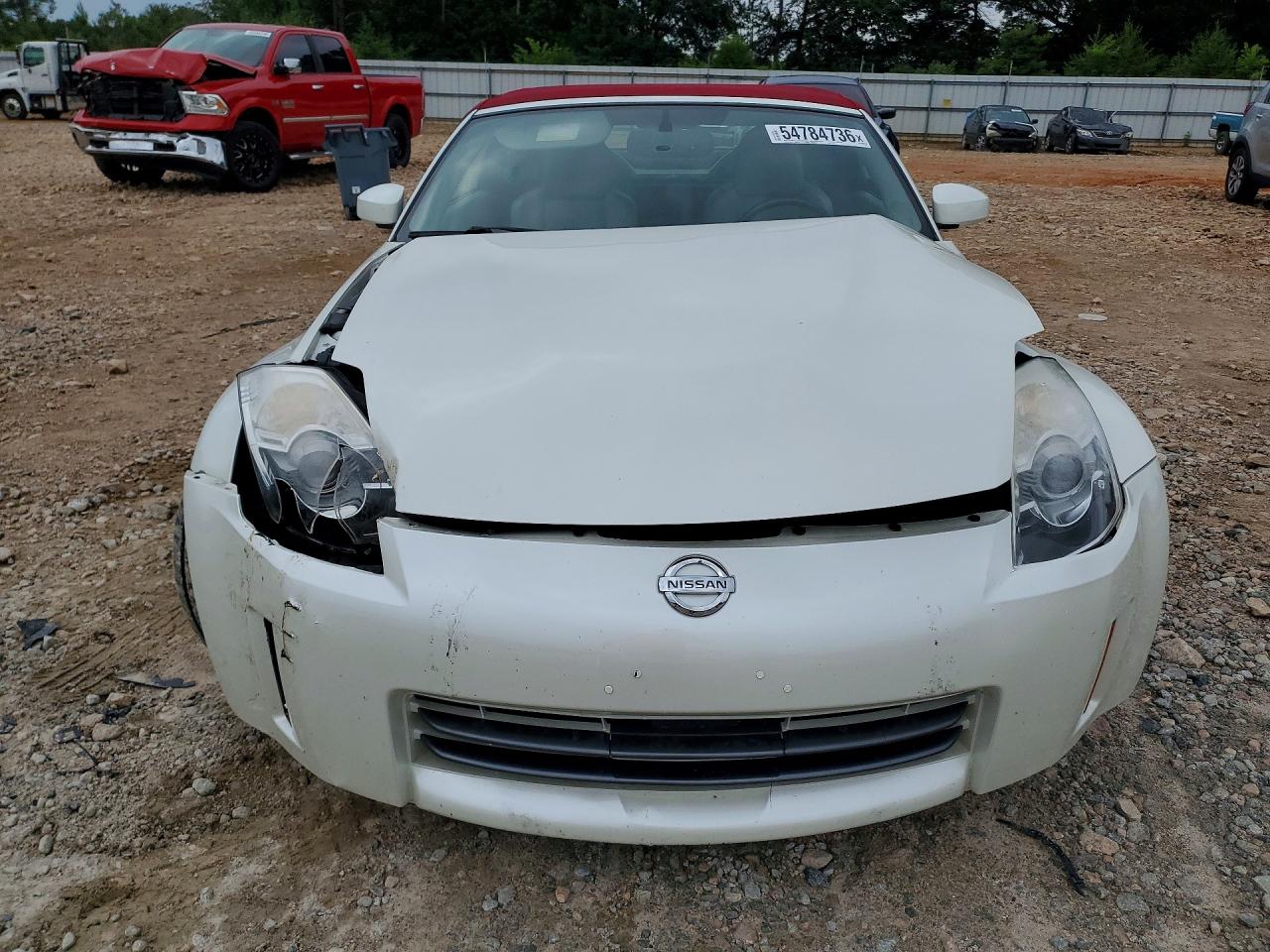 2007 Nissan 350z Roadster White vin: JN1BZ36A77M653267