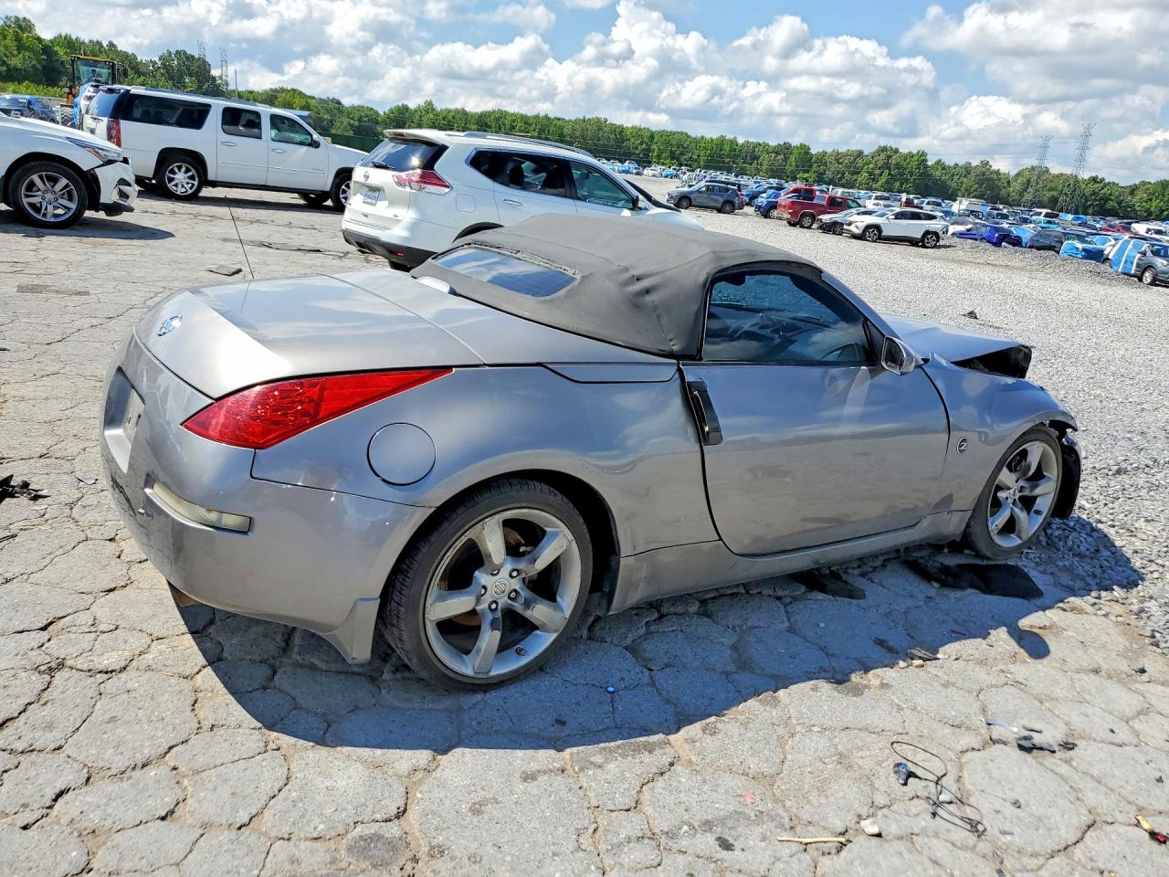 2007 Nissan 350z Roadster Gray vin: JN1BZ36A87M654623