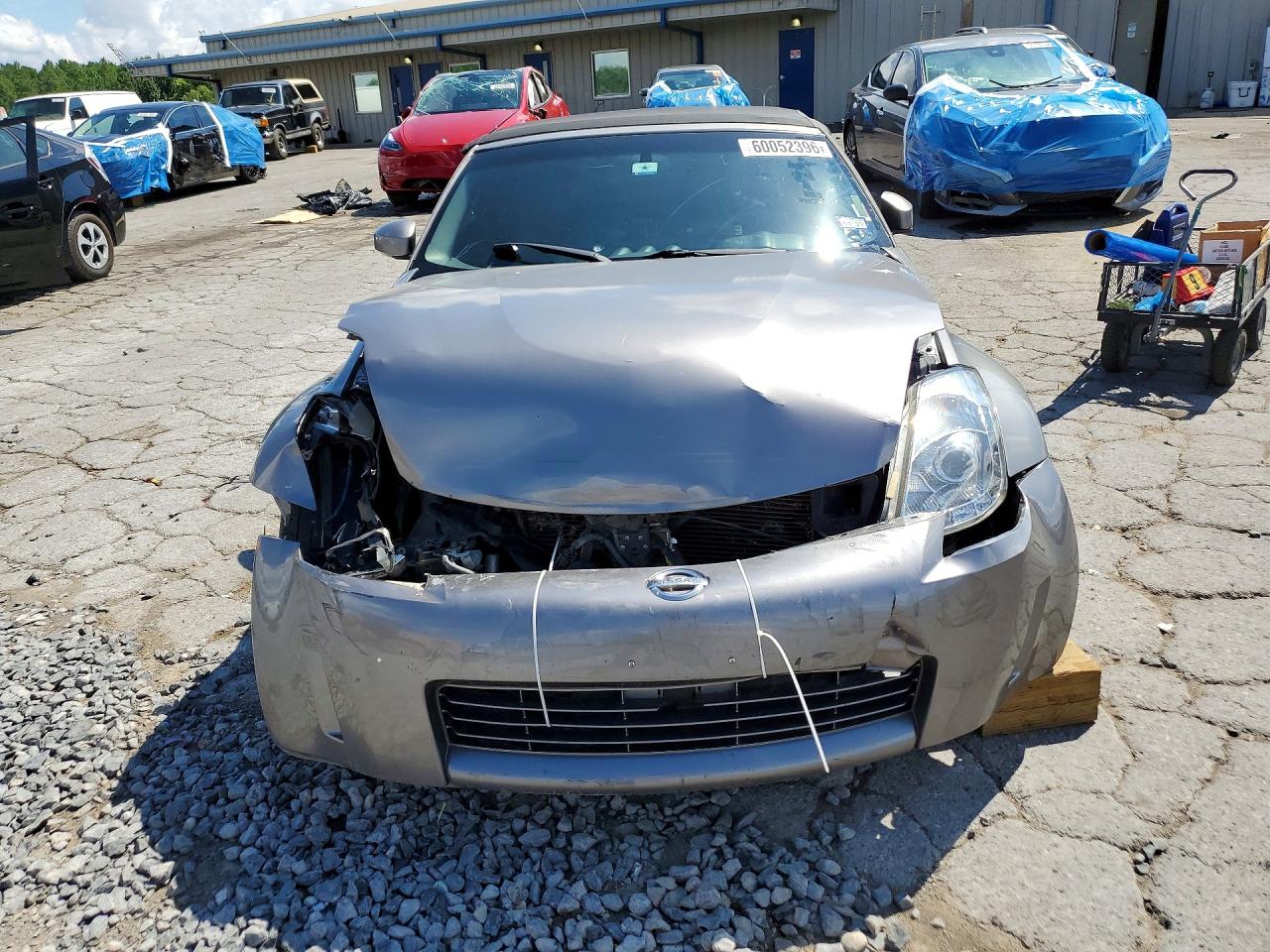 2007 Nissan 350z Roadster Gray vin: JN1BZ36A87M654623