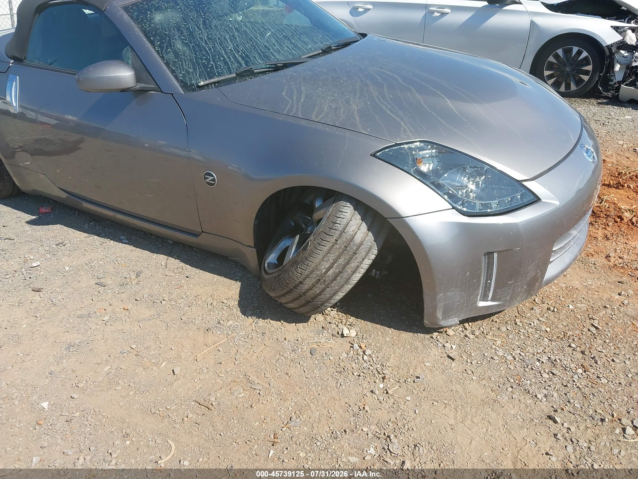 2007 Nissan 350z Touring Gray vin: JN1BZ36A97M651682