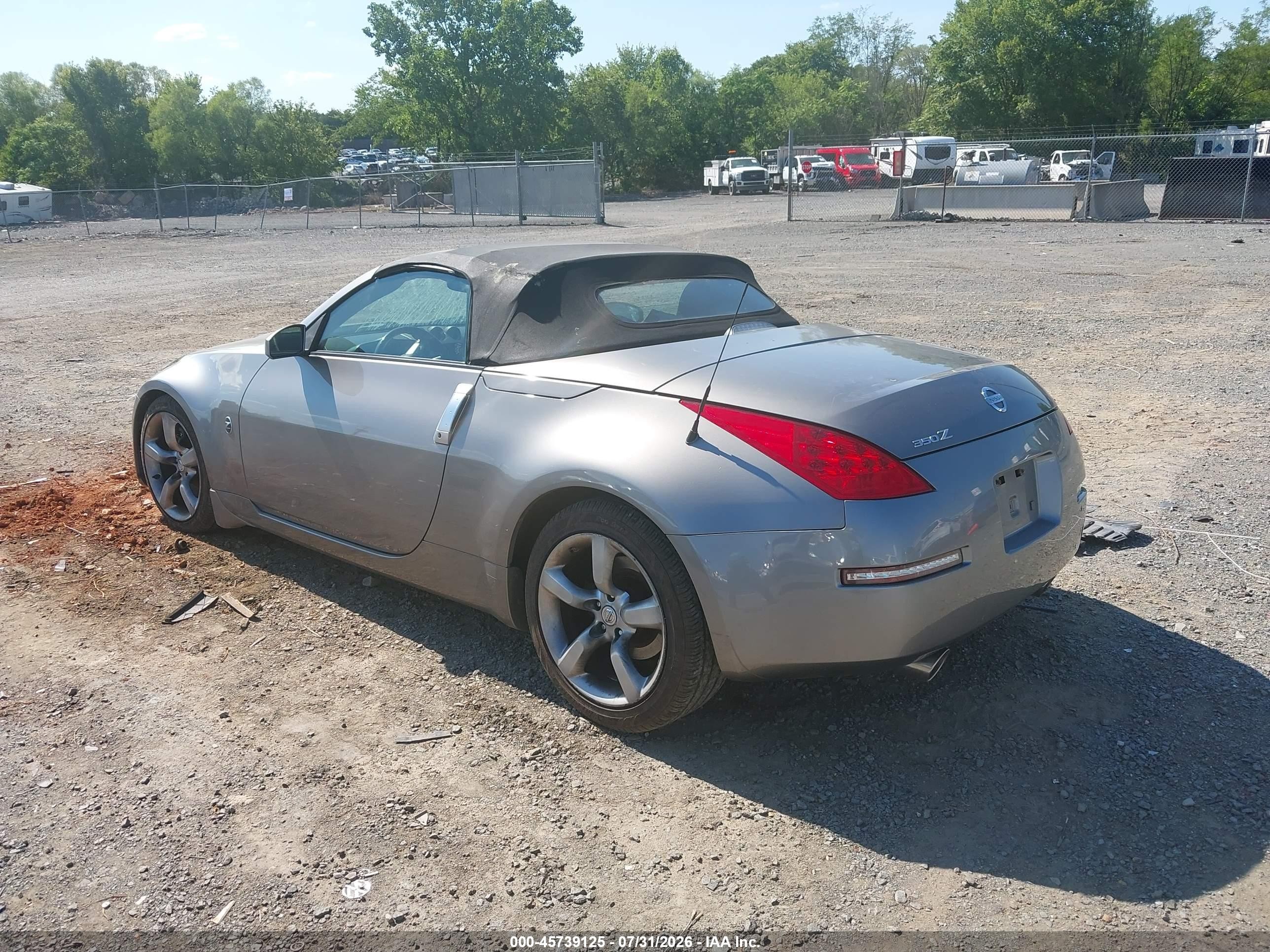 2007 Nissan 350z Touring Gray vin: JN1BZ36A97M651682