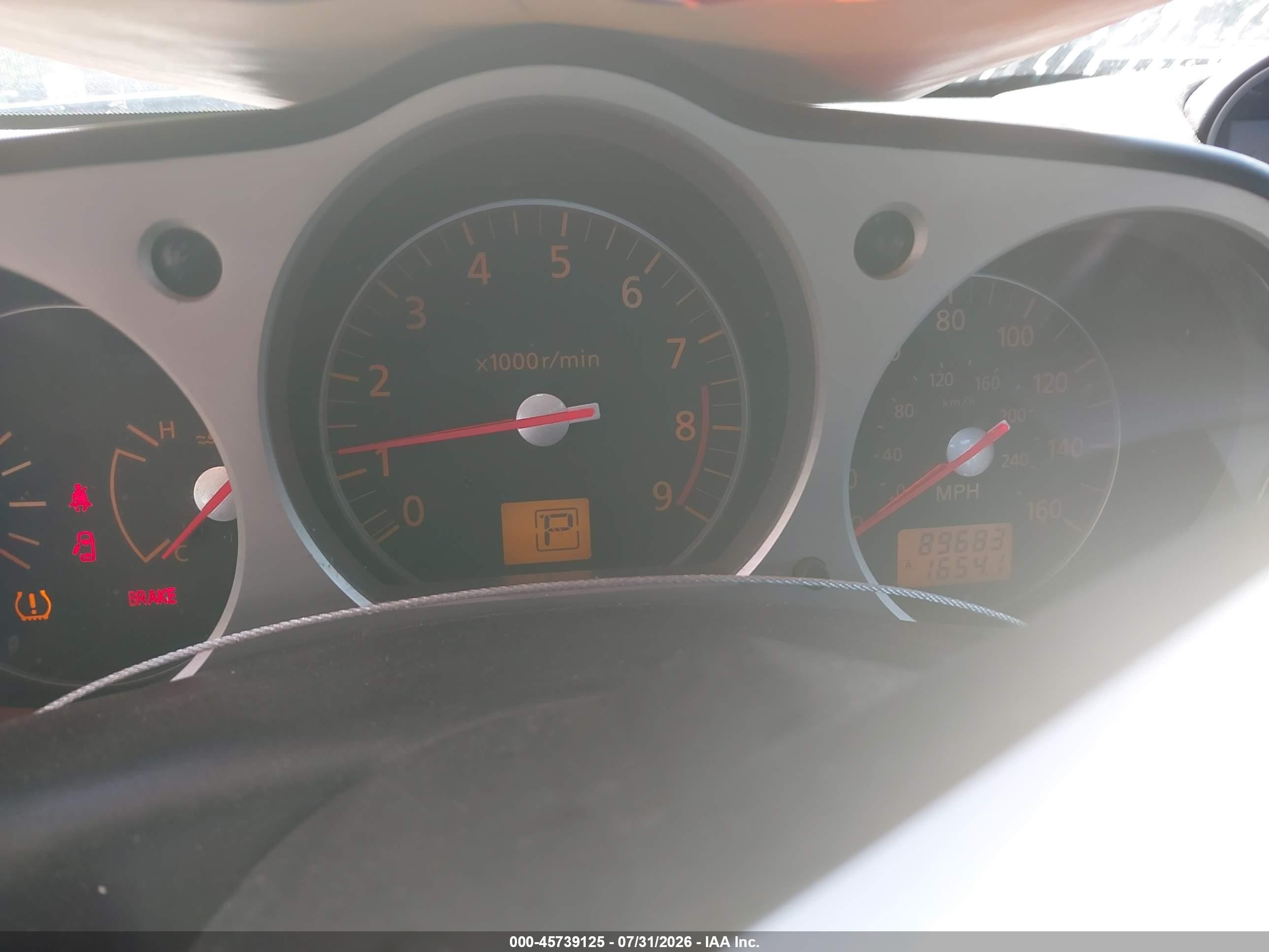 2007 Nissan 350z Touring Gray vin: JN1BZ36A97M651682