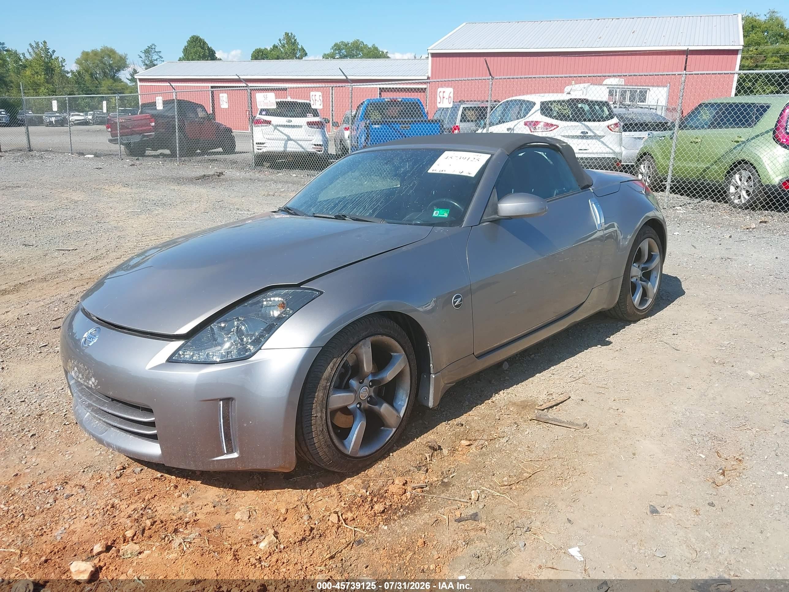 2007 Nissan 350z Touring Gray vin: JN1BZ36A97M651682