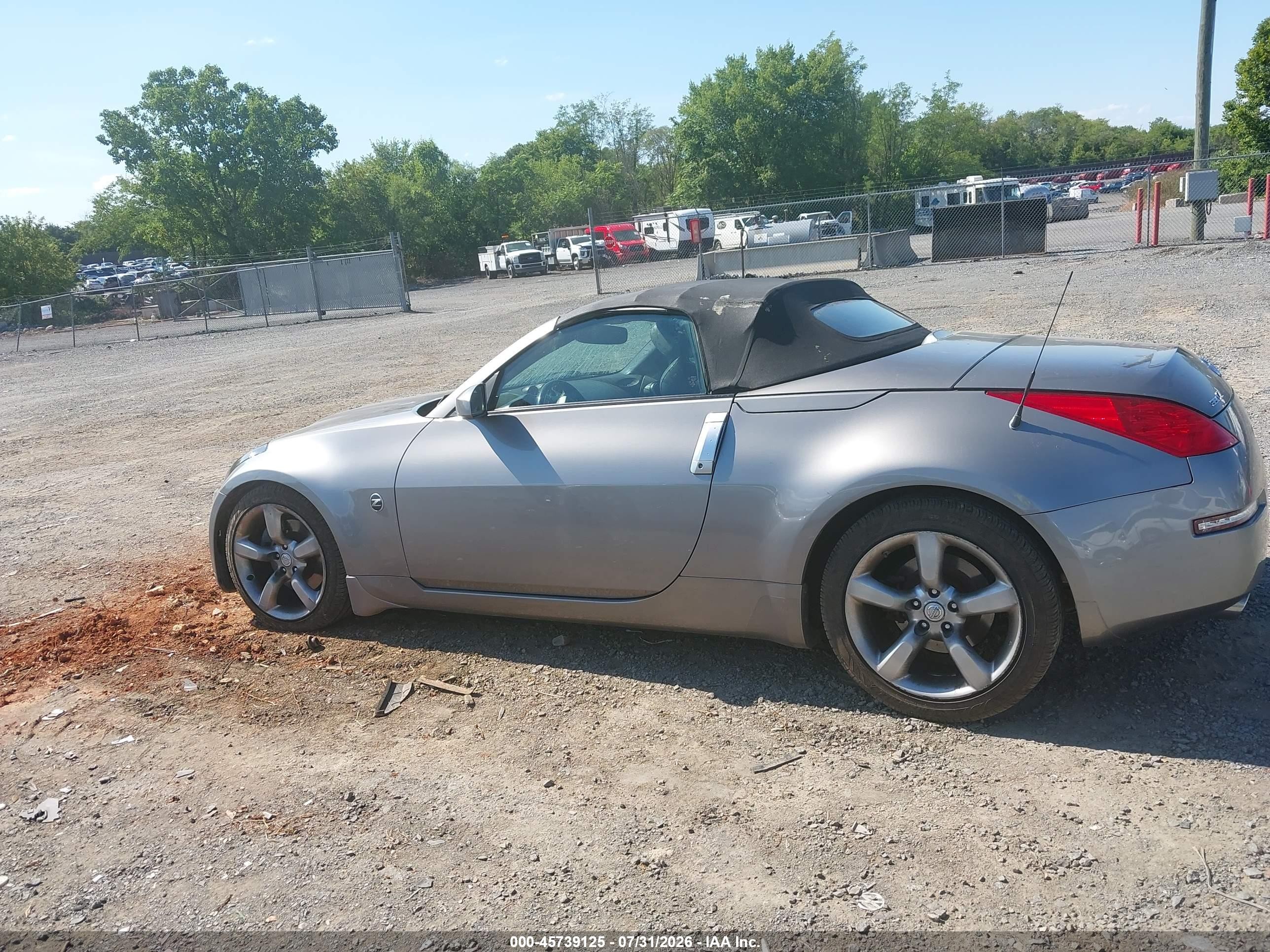 2007 Nissan 350z Touring Gray vin: JN1BZ36A97M651682
