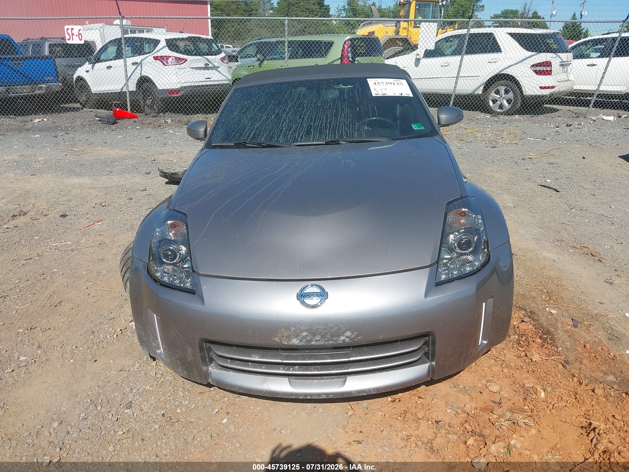 2007 Nissan 350z Touring Gray vin: JN1BZ36A97M651682