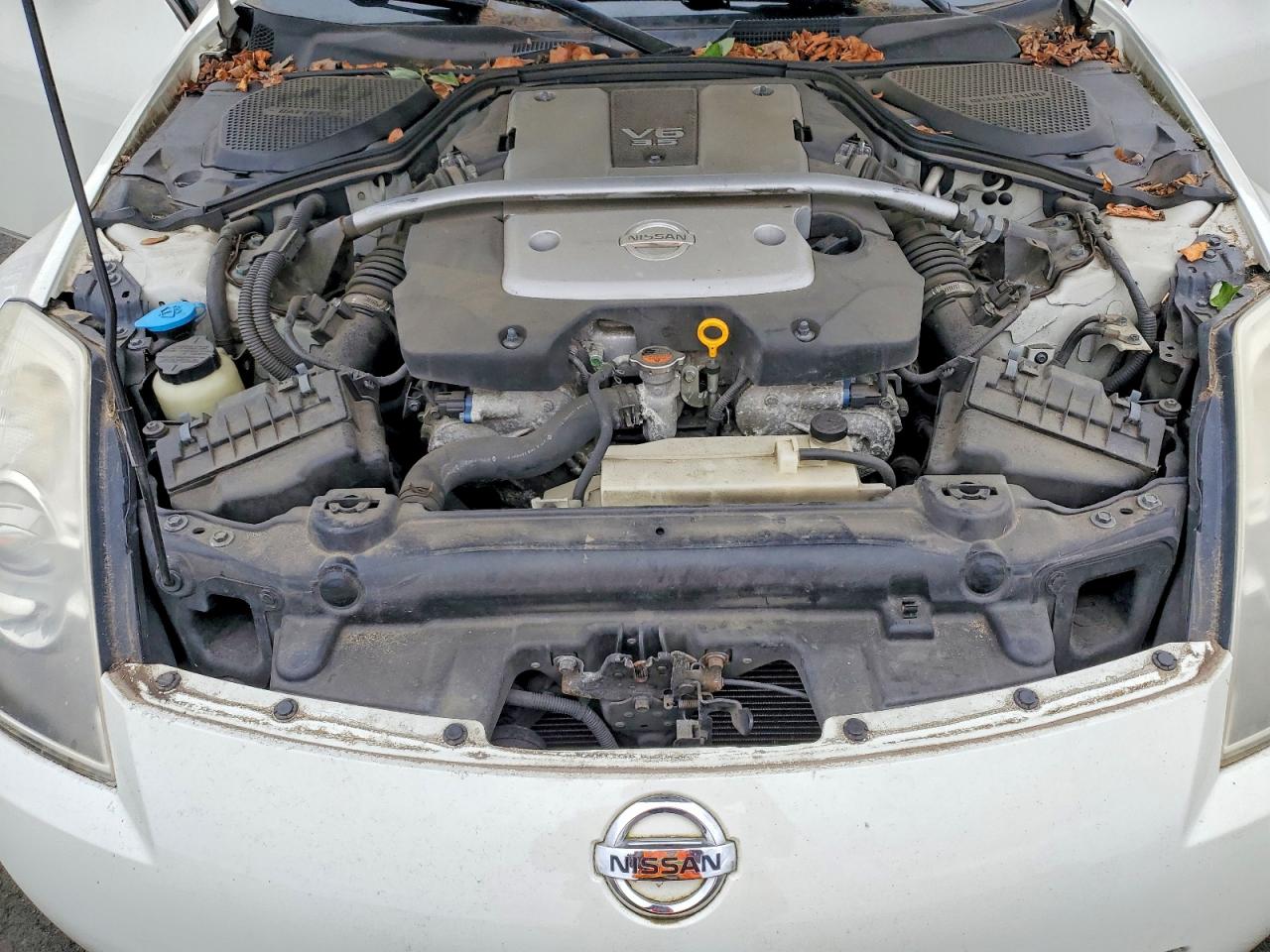 2007 Nissan 350z Roadster White vin: JN1BZ36A97M653268