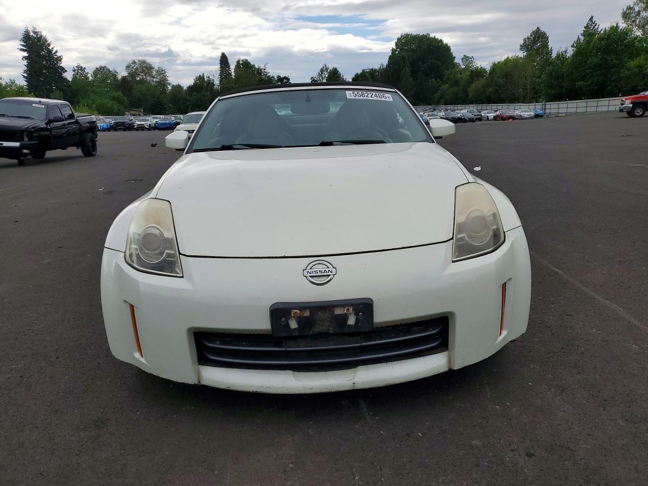 2007 Nissan 350z Roadster White vin: JN1BZ36A97M653268
