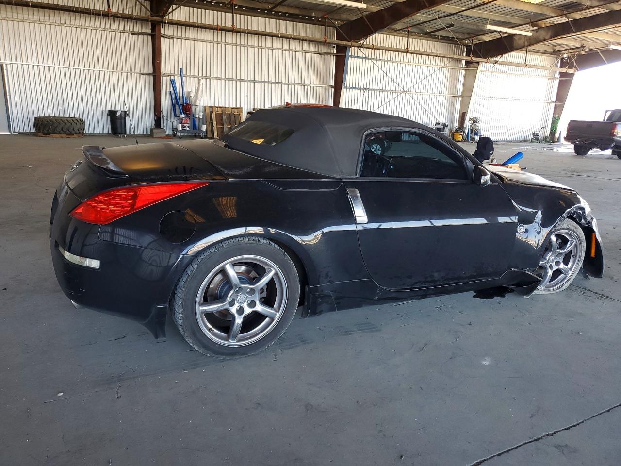 2007 Nissan 350z Roadster Black vin: JN1BZ36AX7M651416