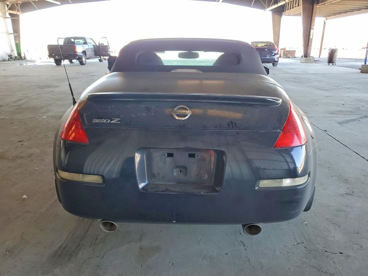 2007 Nissan 350z Roadster Black vin: JN1BZ36AX7M651416