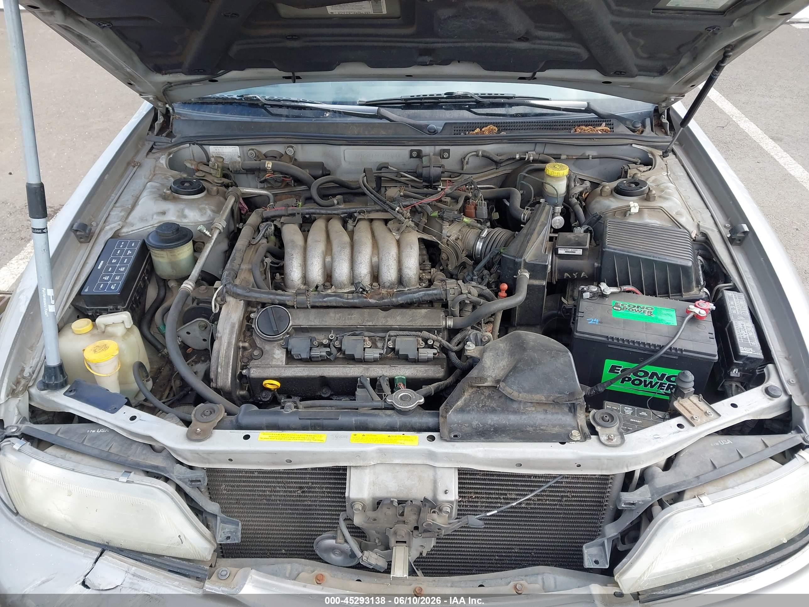 1999 Nissan Maxima Gle/gxe/se/se-l Silver vin: JN1CA21A0XT102441