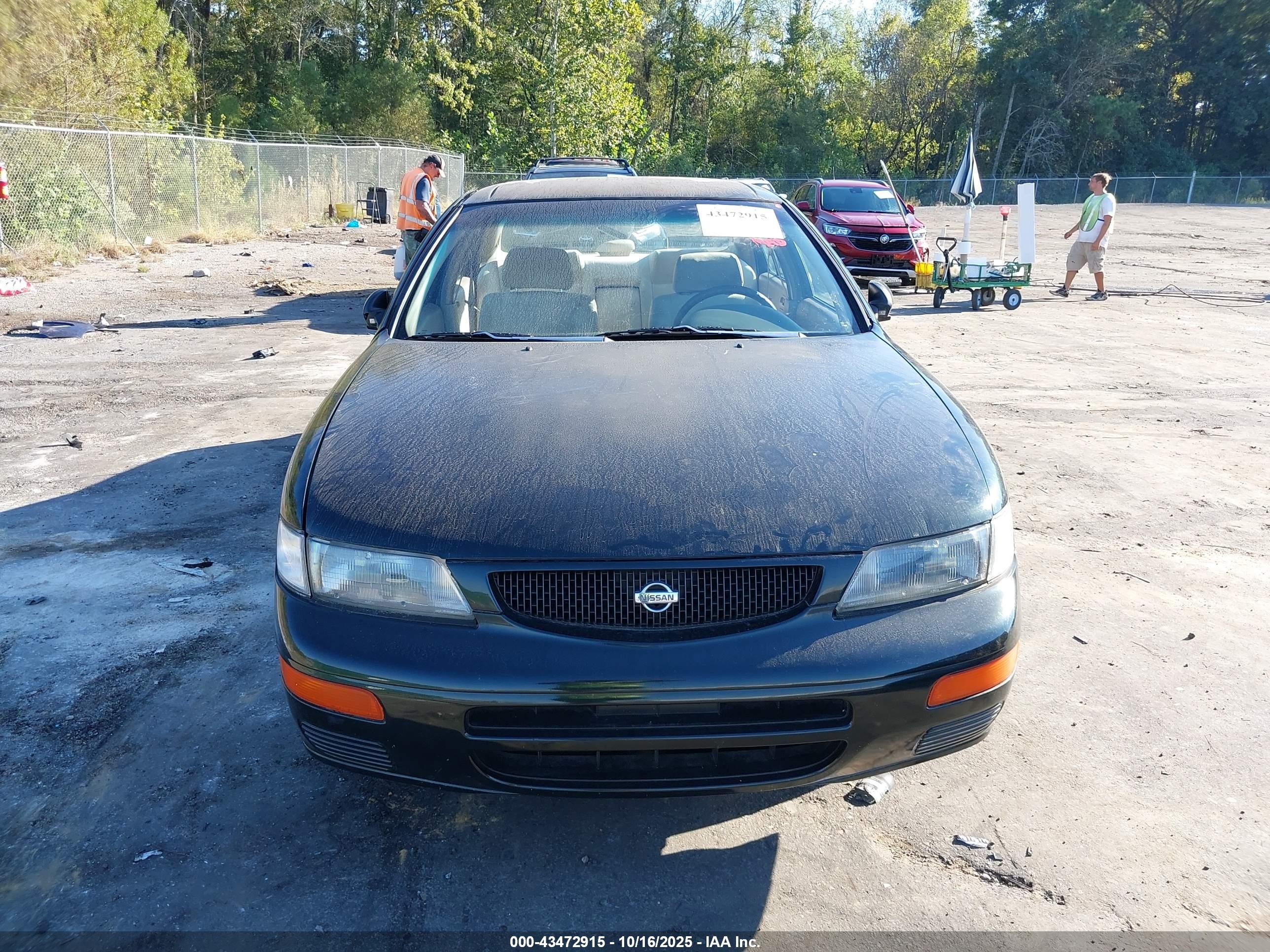 1996 Nissan Maxima Gle/gxe/se Green vin: JN1CA21D0TT168766