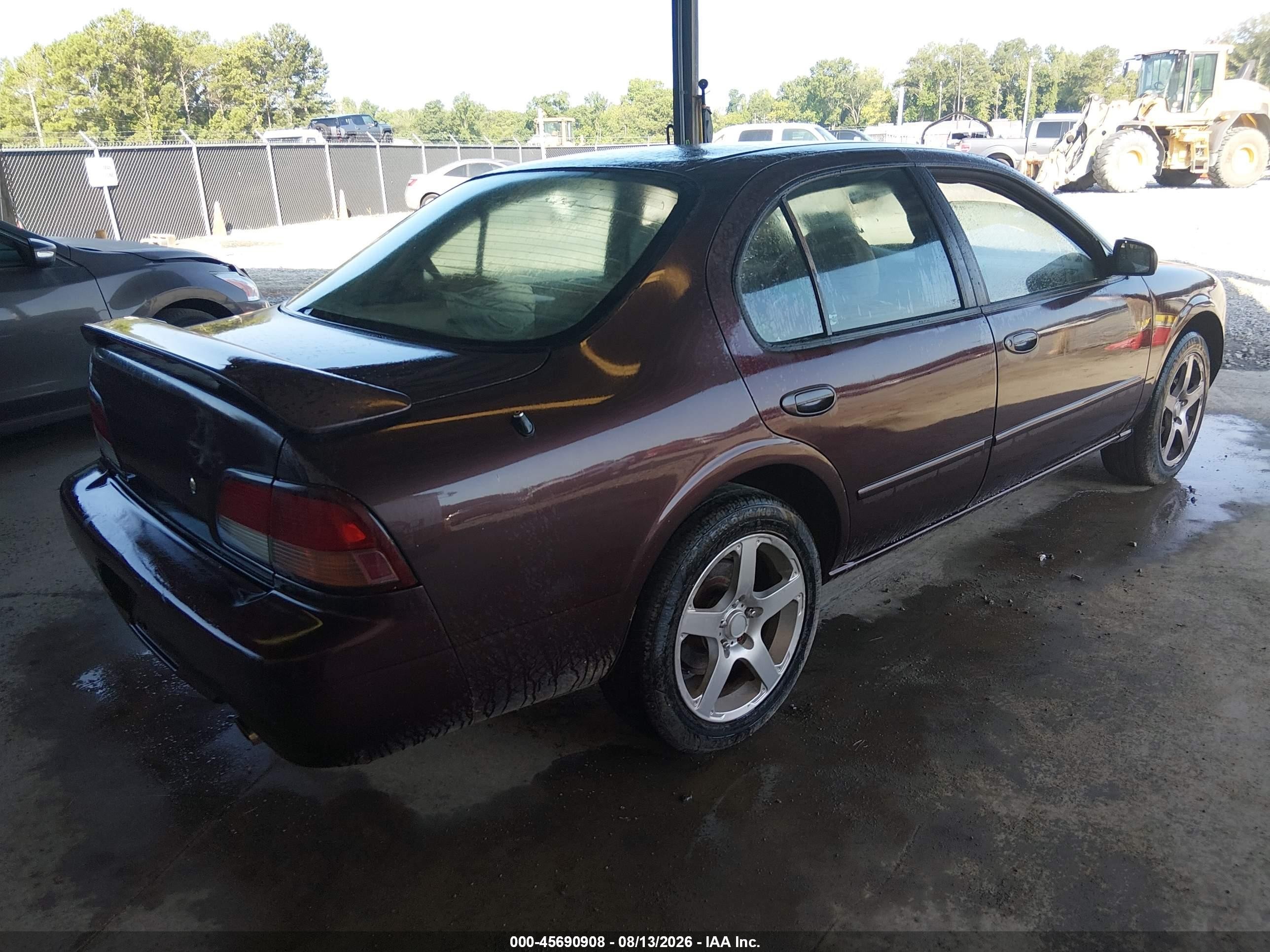 1998 Nissan Maxima Gle/gxe/se Темно-бордовый vin: JN1CA21D1WM913099